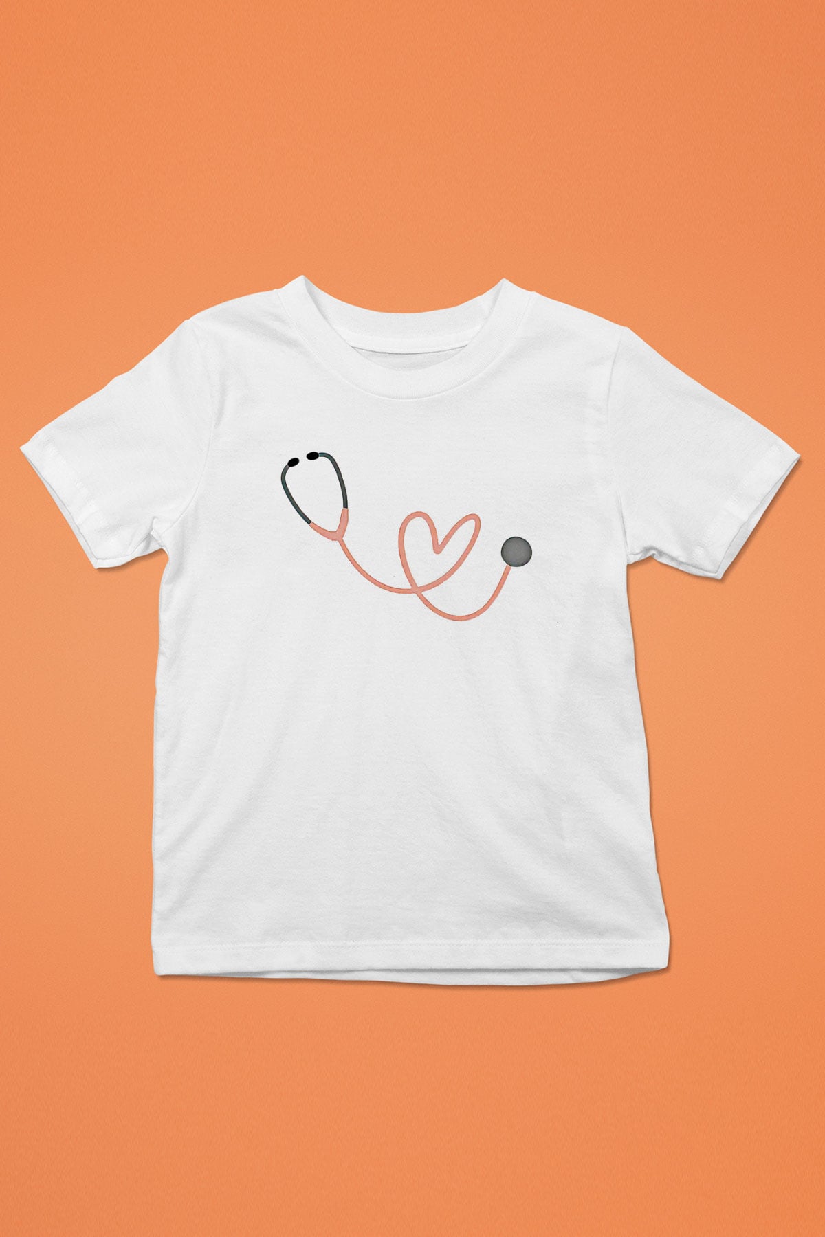 Tıp Bayramı Baskılı Beyaz Unisex Beyaz Çocuk Tişört - Tshirt
