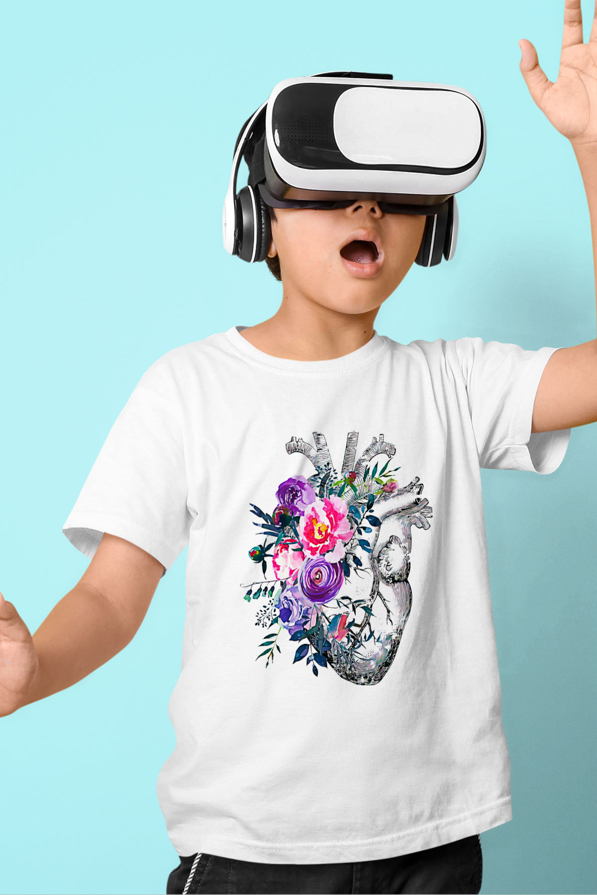 Tıp Bayramı Baskılı Beyaz Unisex Beyaz Çocuk Tişört - Tshirt