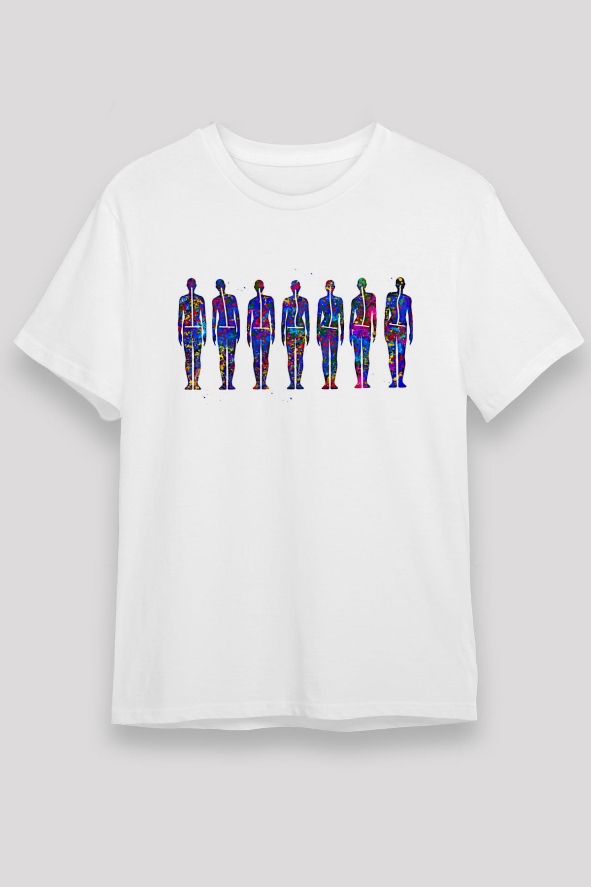 Tıp Bayramı Baskılı Unisex Beyaz Tişört - Tshirt