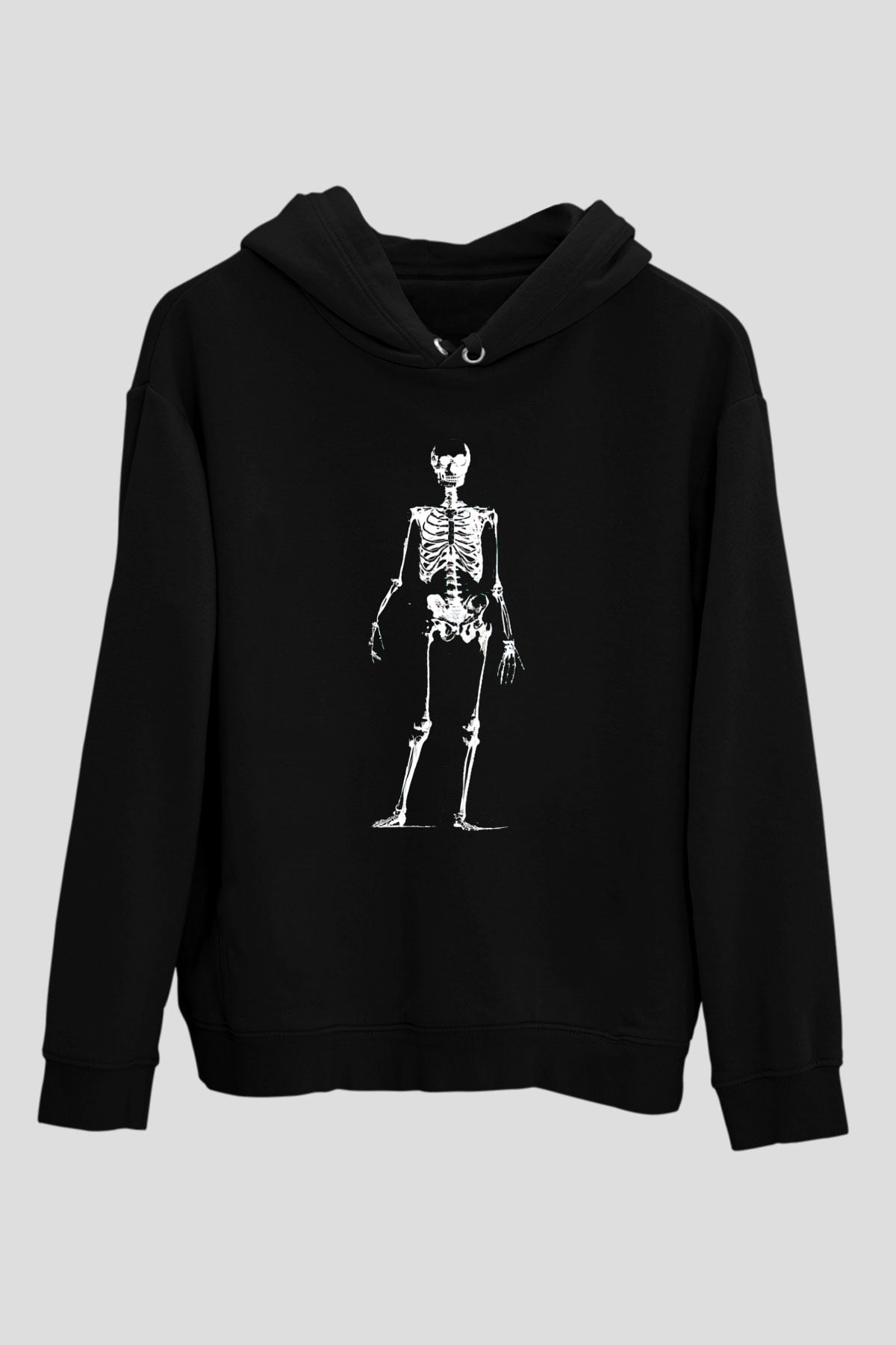 Tıp Bayramı Baskılı Unisex Siyah Hoodie