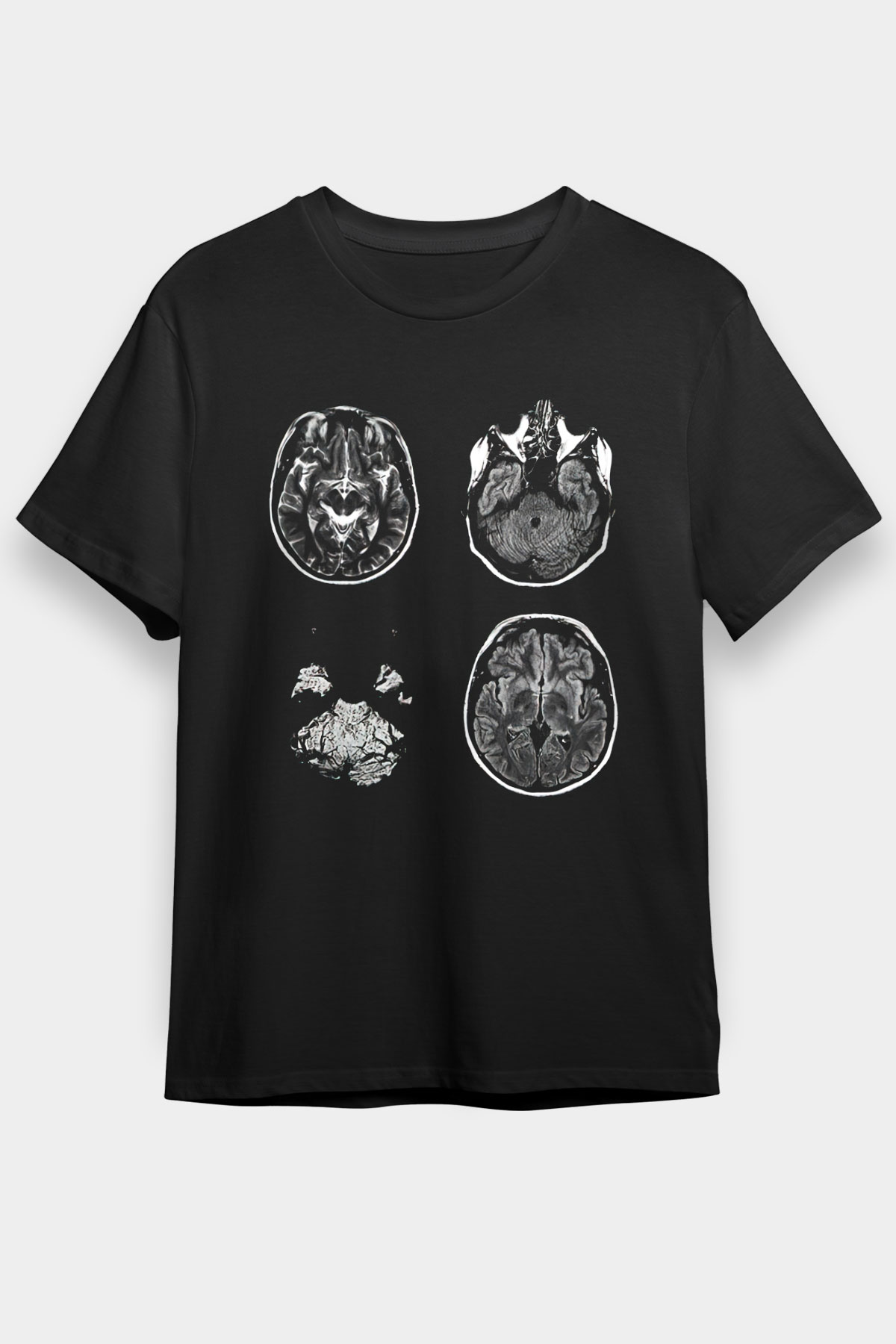 Tıp Bayramı Baskılı Unisex Siyah Tişört - Tshirt