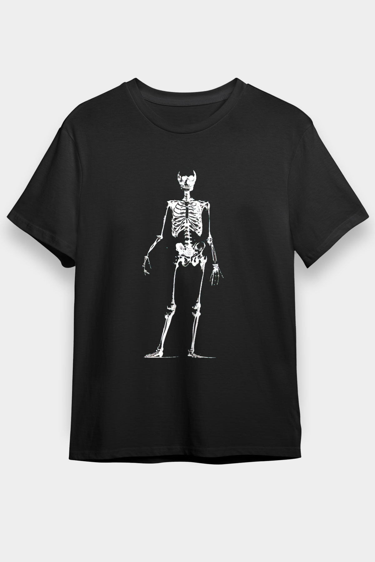 Tıp Bayramı Baskılı Unisex Siyah Tişört - Tshirt