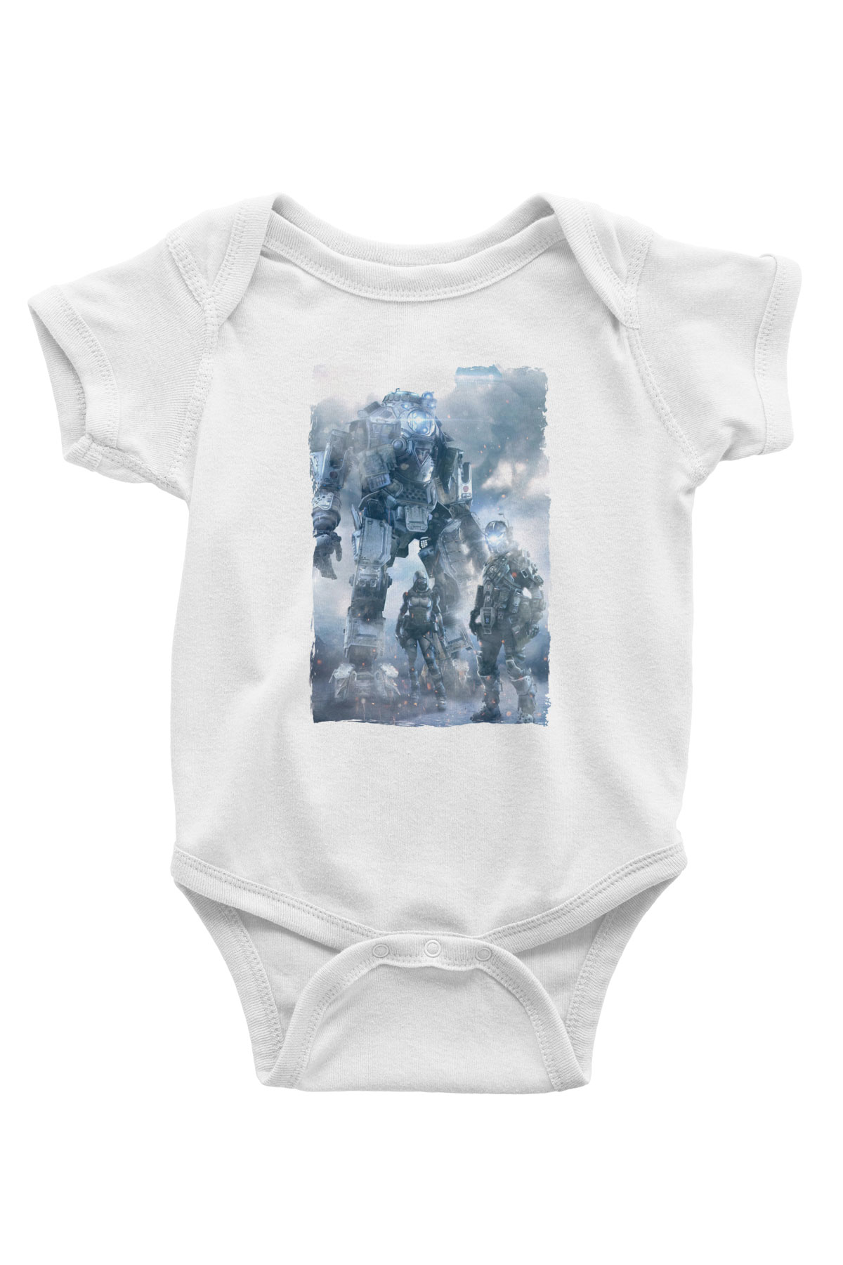Titanfall Beyaz Bebek Body - Zıbın