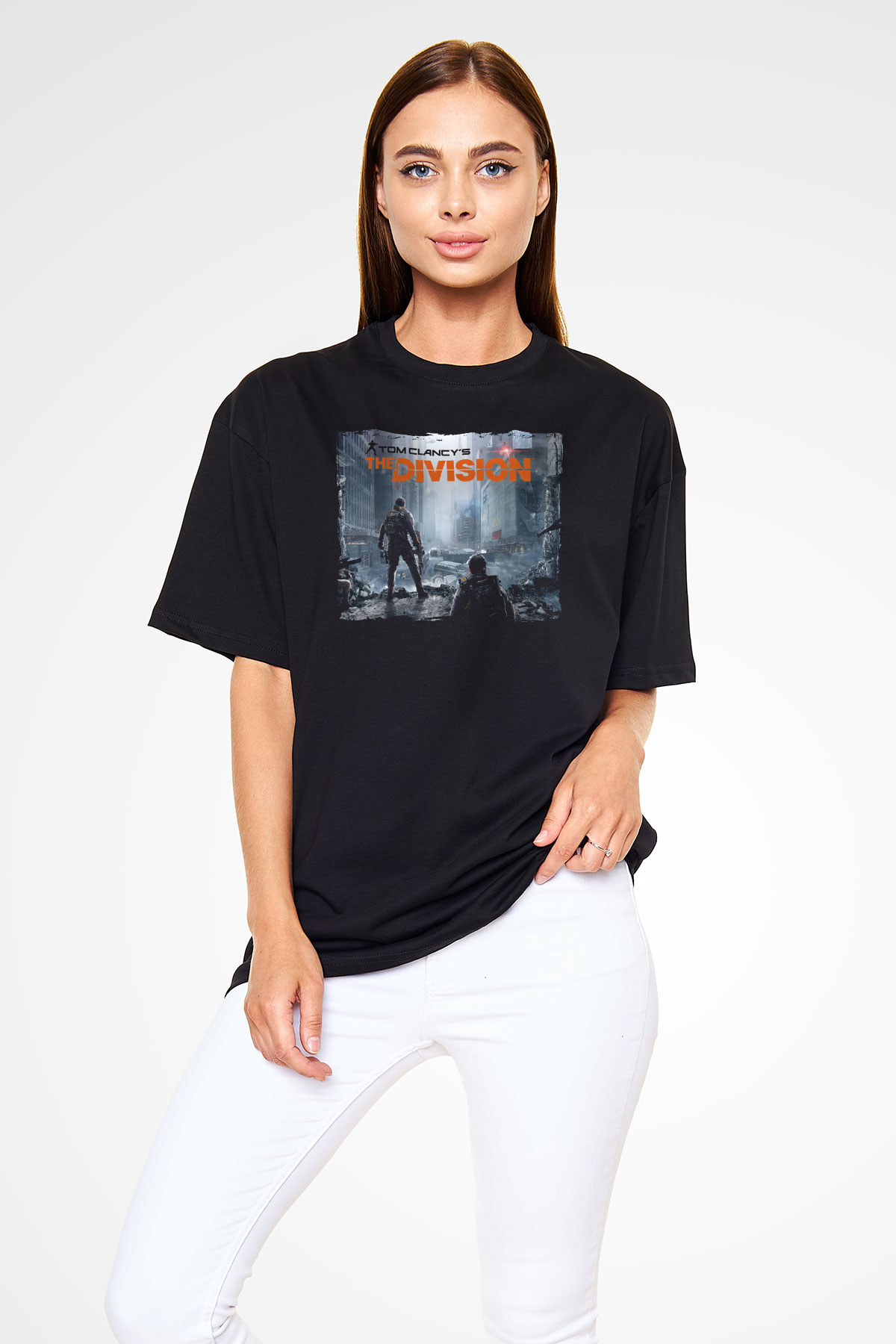 Tom Clancy Siyah Unisex Tişört T-Shirt