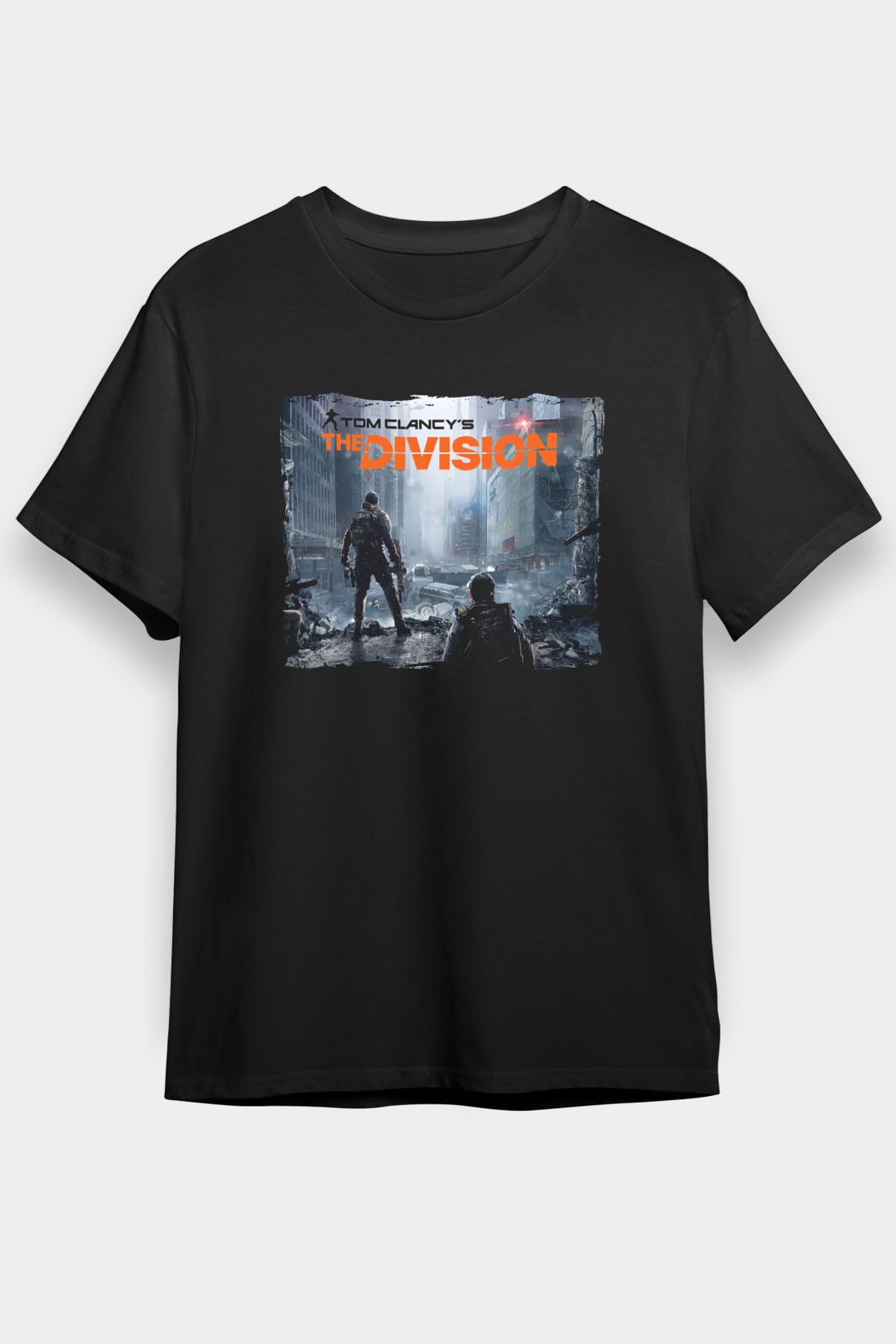 Tom Clancy Siyah Unisex Tişört T-Shirt