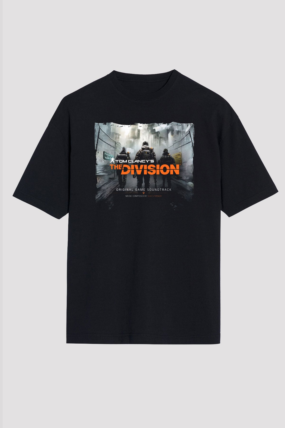 Tom Clancy Siyah Unisex Tişört T-Shirt