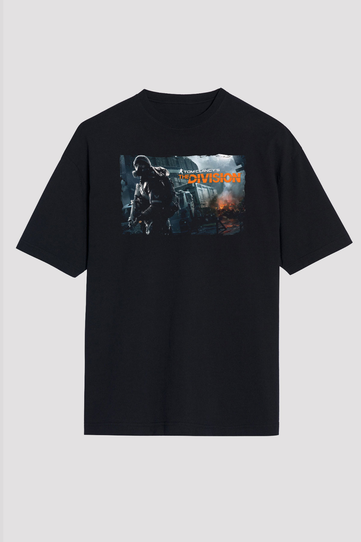 Tom Clancy Siyah Unisex Tişört T-Shirt