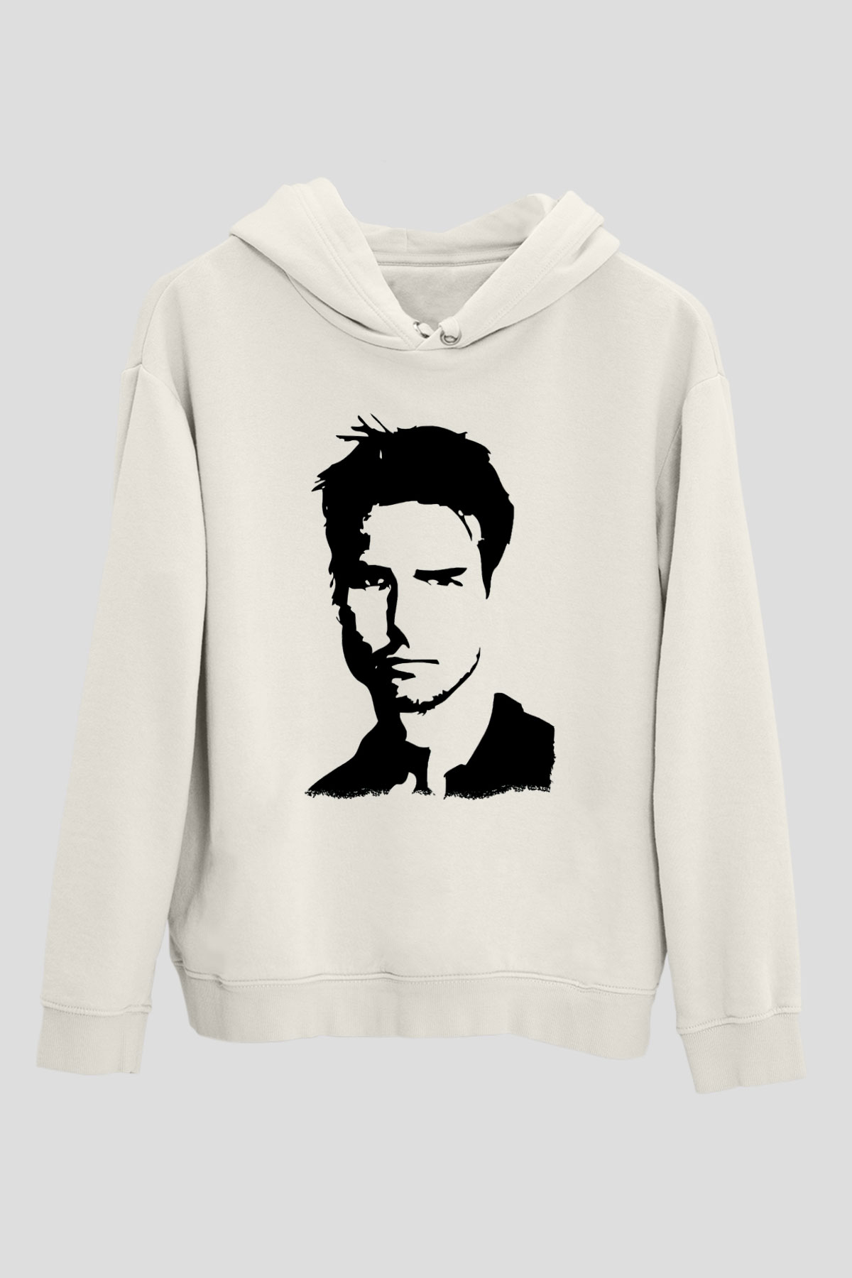 Tom Cruise Beyaz Unisex Kapüşonlu Sweatshirt