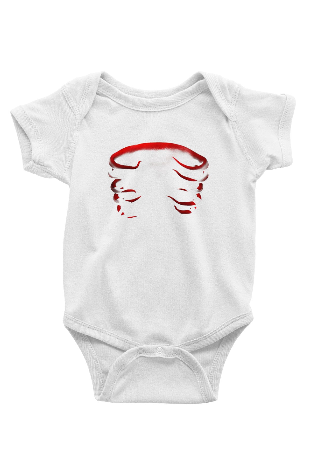 Tool Baskılı Beyaz Unisex Bebek Body - Zıbın