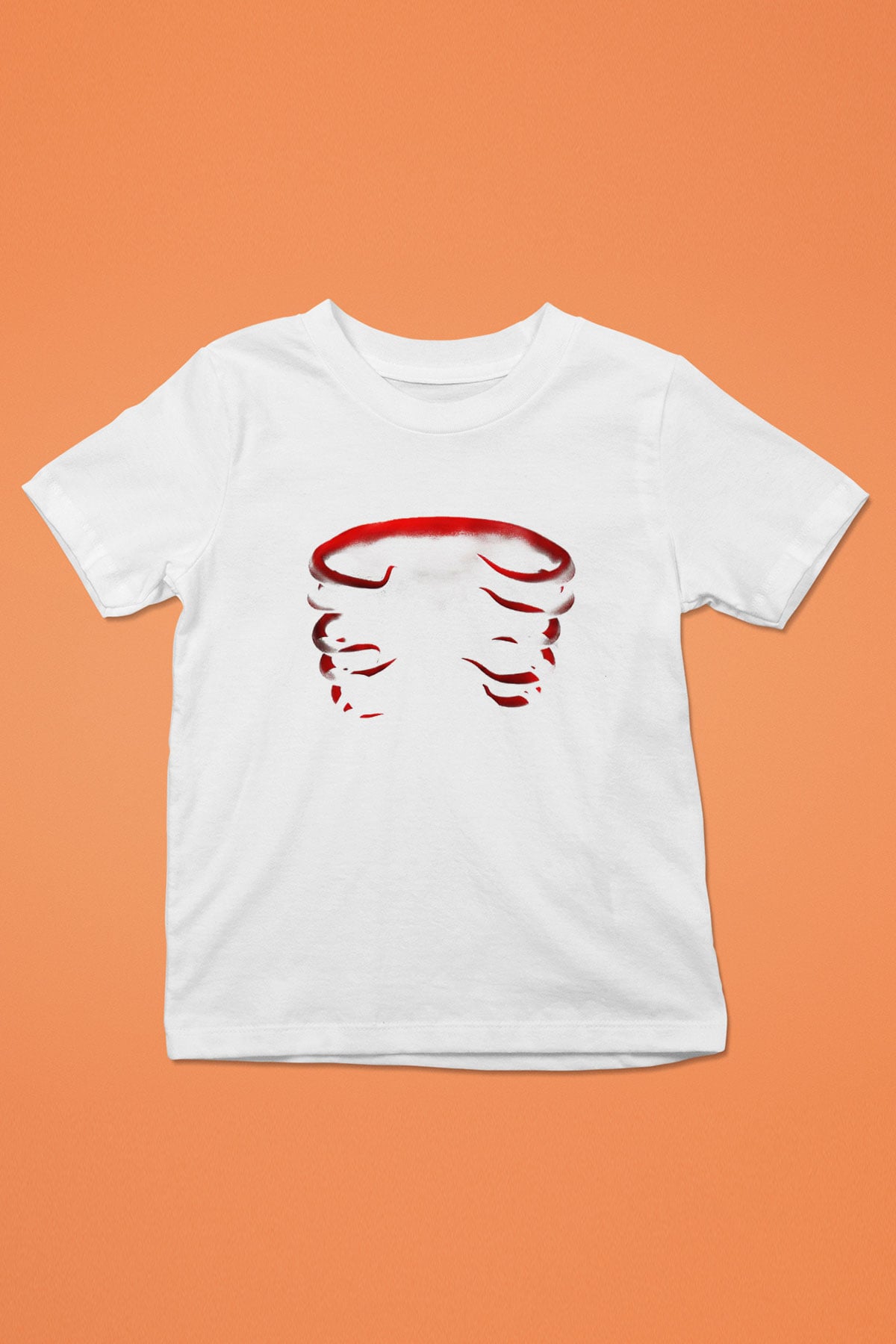 Tool Baskılı Beyaz Unisex Çocuk Tişört