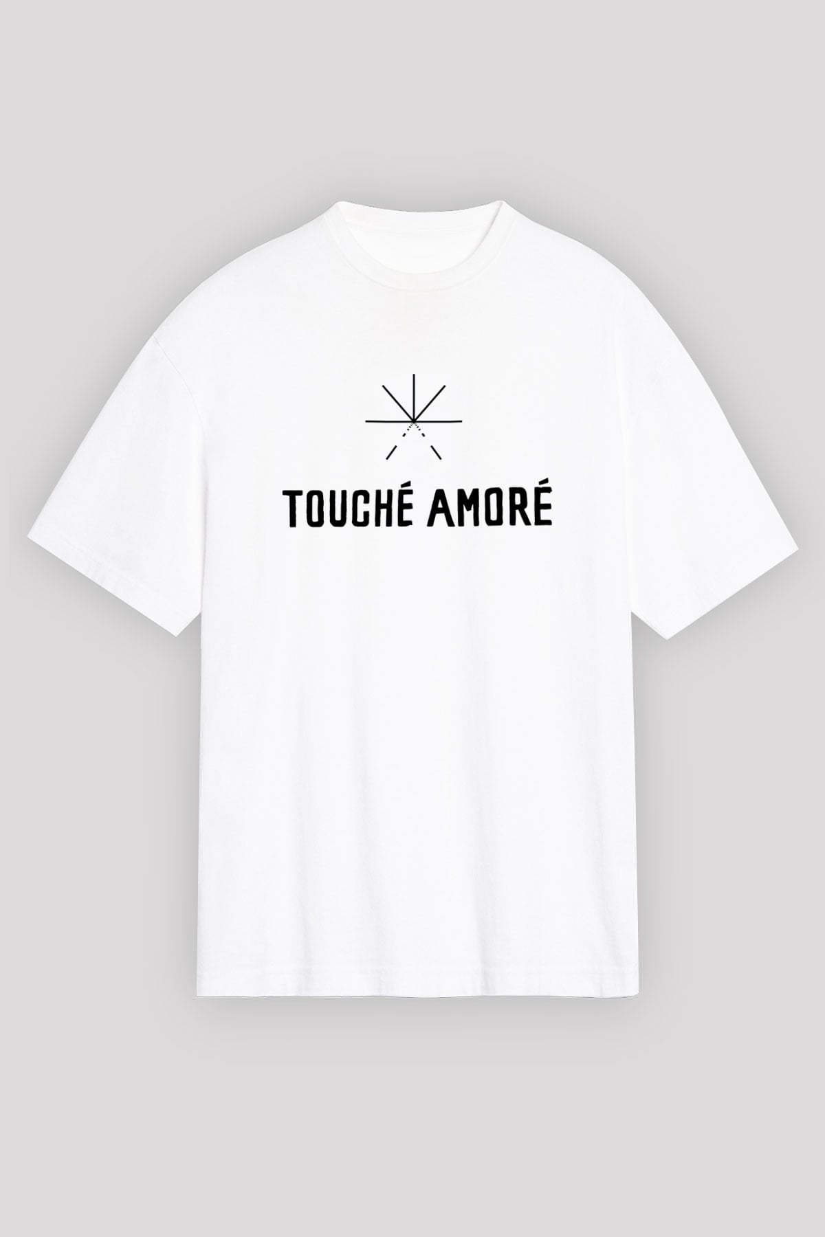 Touche Amore Beyaz Unisex Oversize Tişört T-Shirt