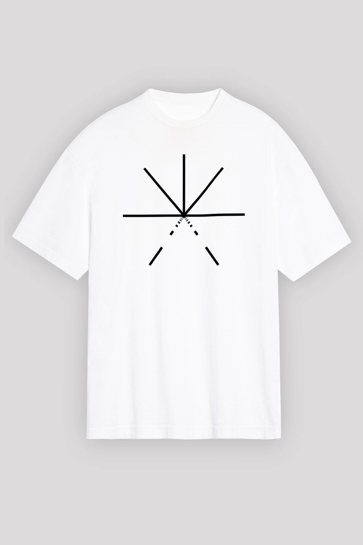 Touche Amore Beyaz Unisex Oversize Tişört T-Shirt