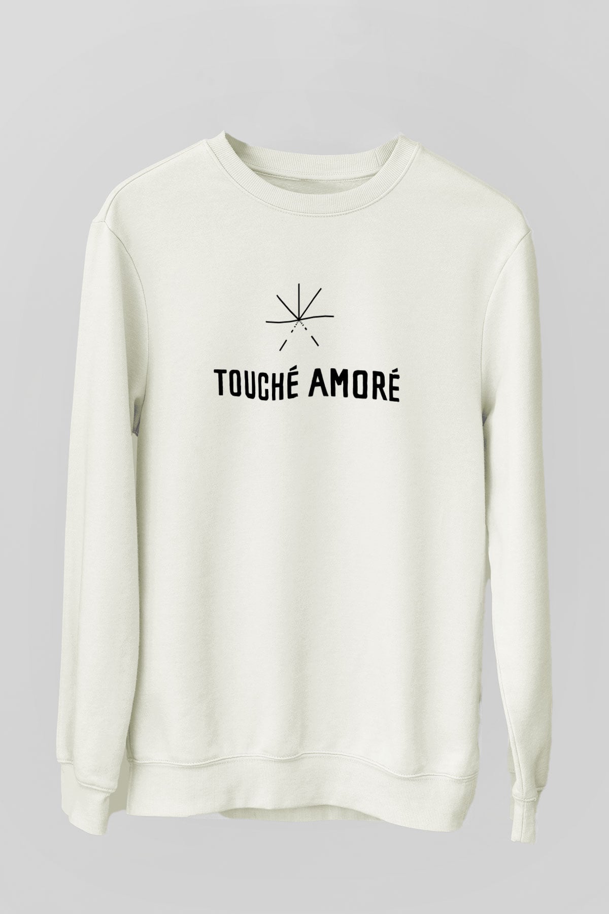 Touche Amore Beyaz Unisex Sweatshirt