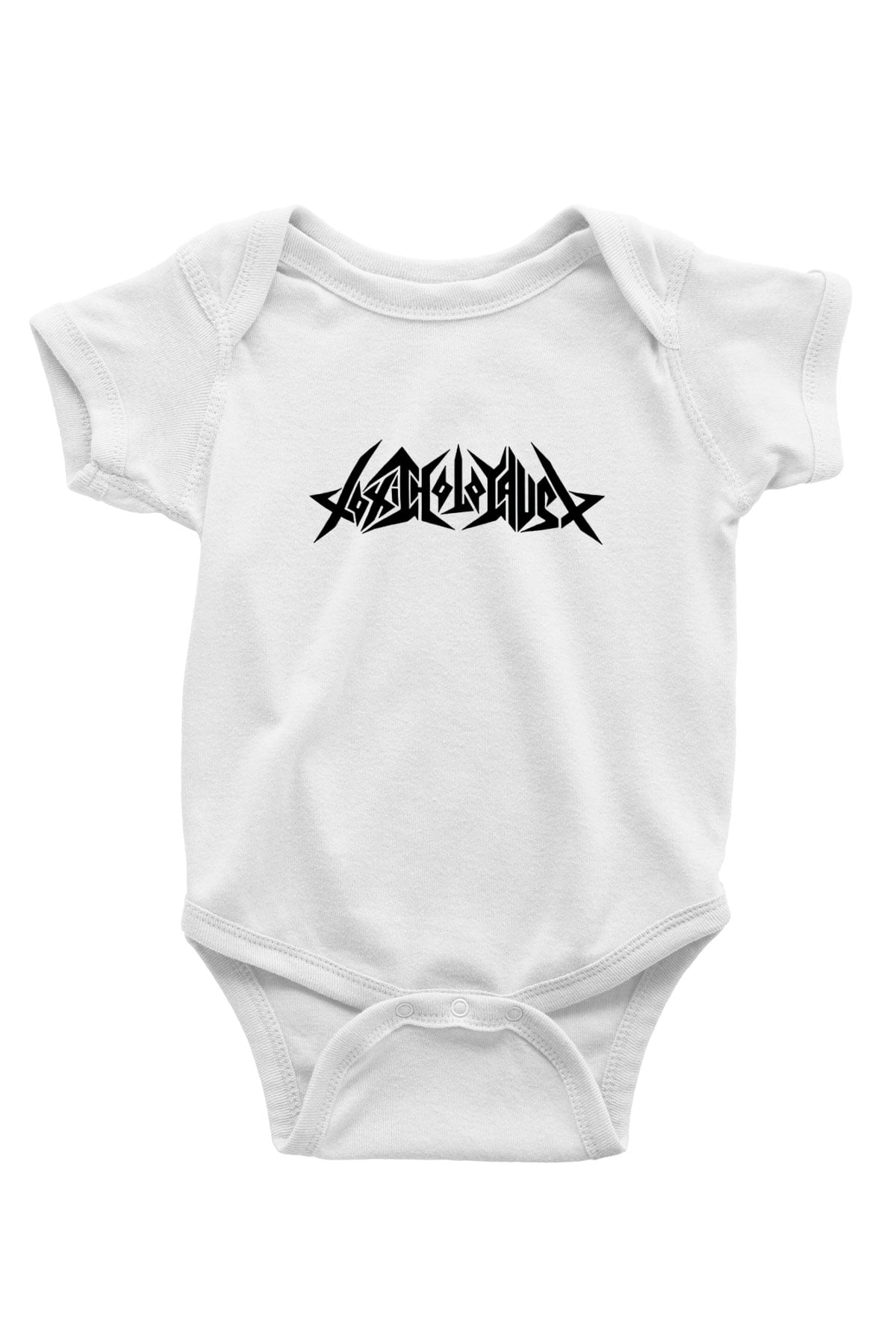 Toxic Holocaust Baskılı Beyaz Unisex Bebek Body - Zıbın