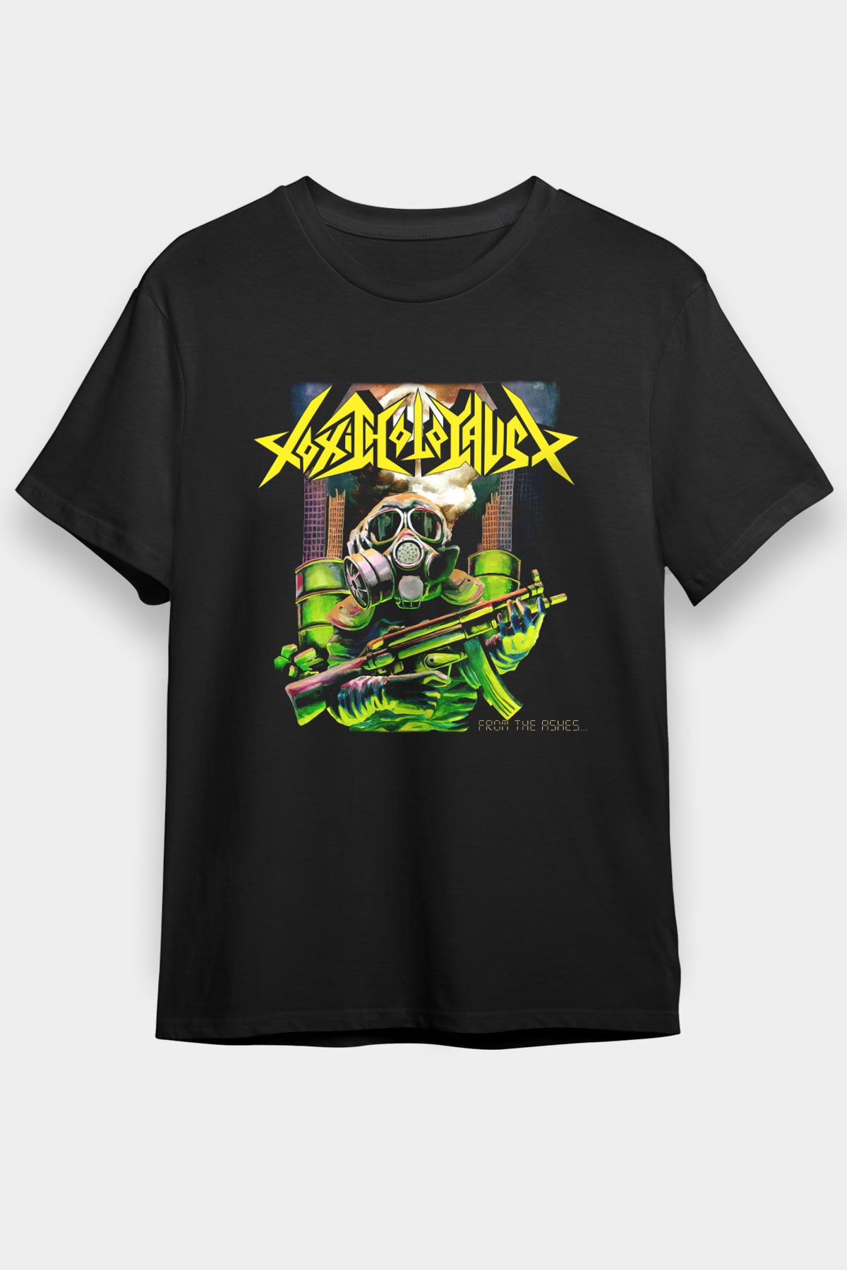 Toxic Holocaust Siyah Unisex Tişört T-Shirt - TişörtFabrikası