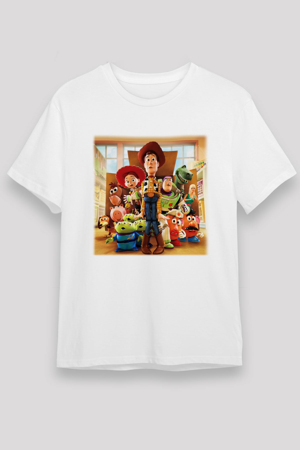 Toy Story Beyaz Unisex Tişört T-Shirt