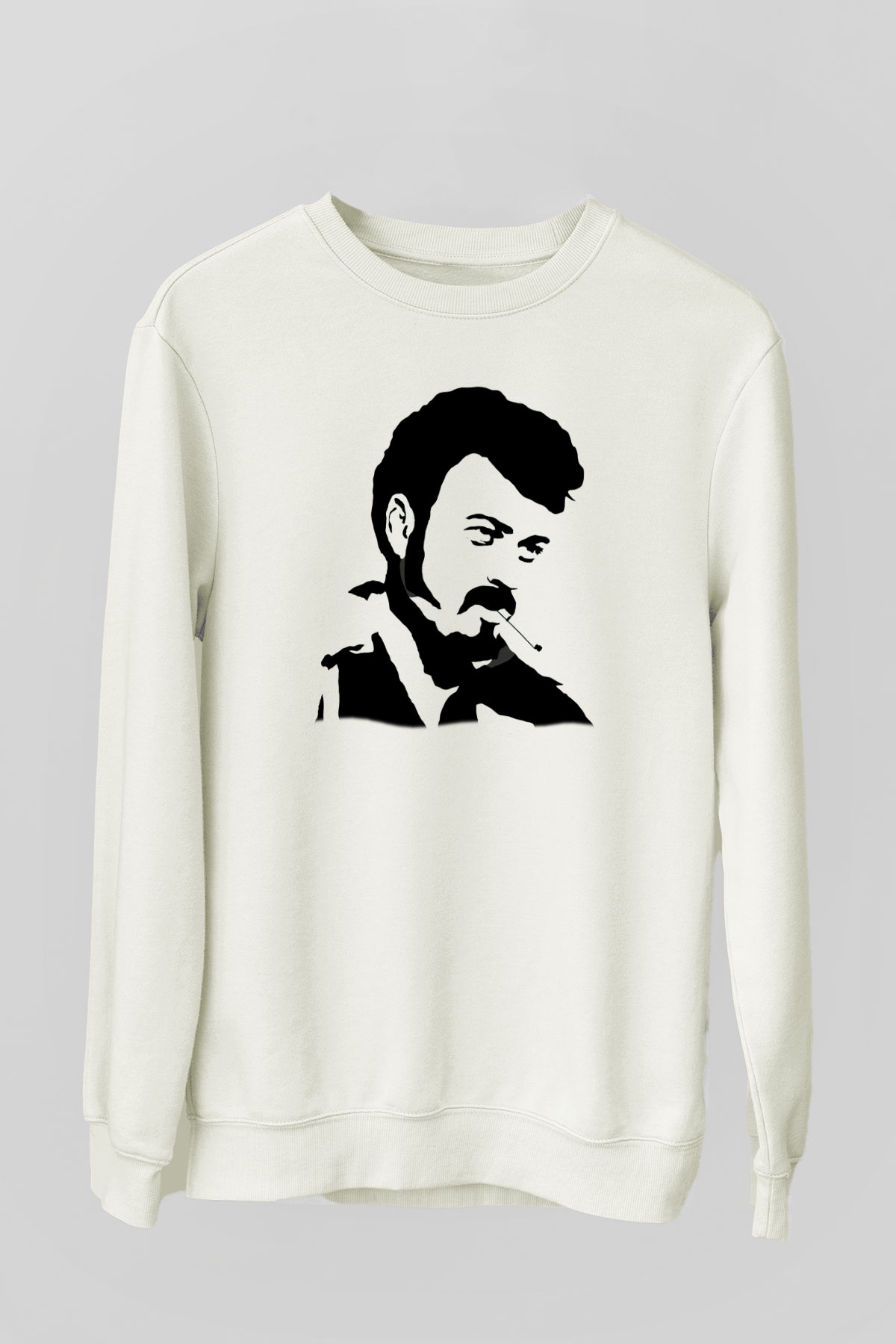 Trailer Park Boys Beyaz Unisex Sweatshirt