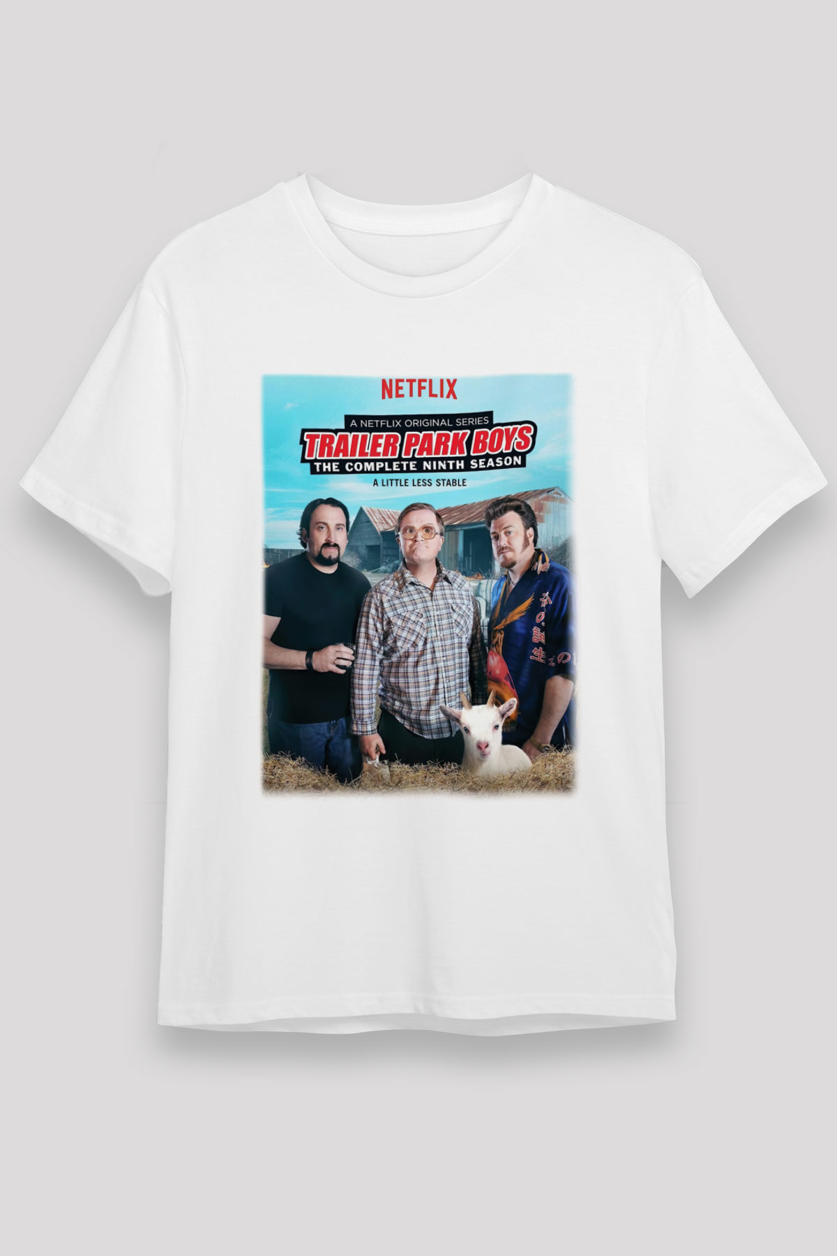 Trailer Park Boys Beyaz Unisex Tişört T-Shirt