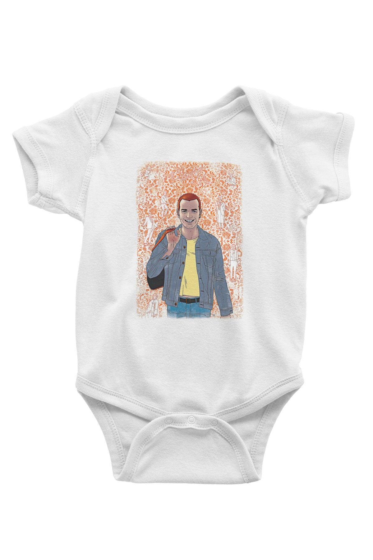 Trainspotting Baskılı Beyaz Unisex Bebek Body - Zıbın