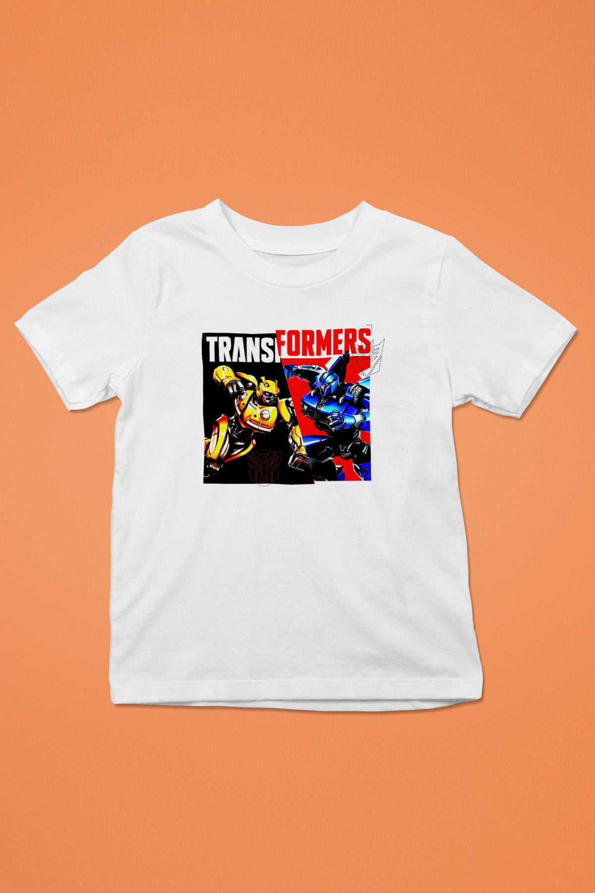 Transformers Beyaz Unisex  Çocuk Tişört