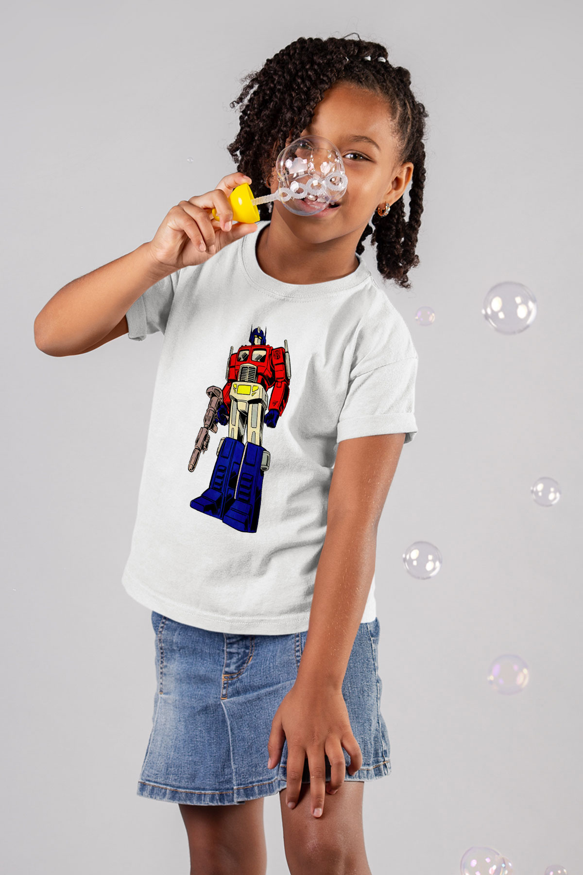Transformers Beyaz Unisex  Çocuk Tişört