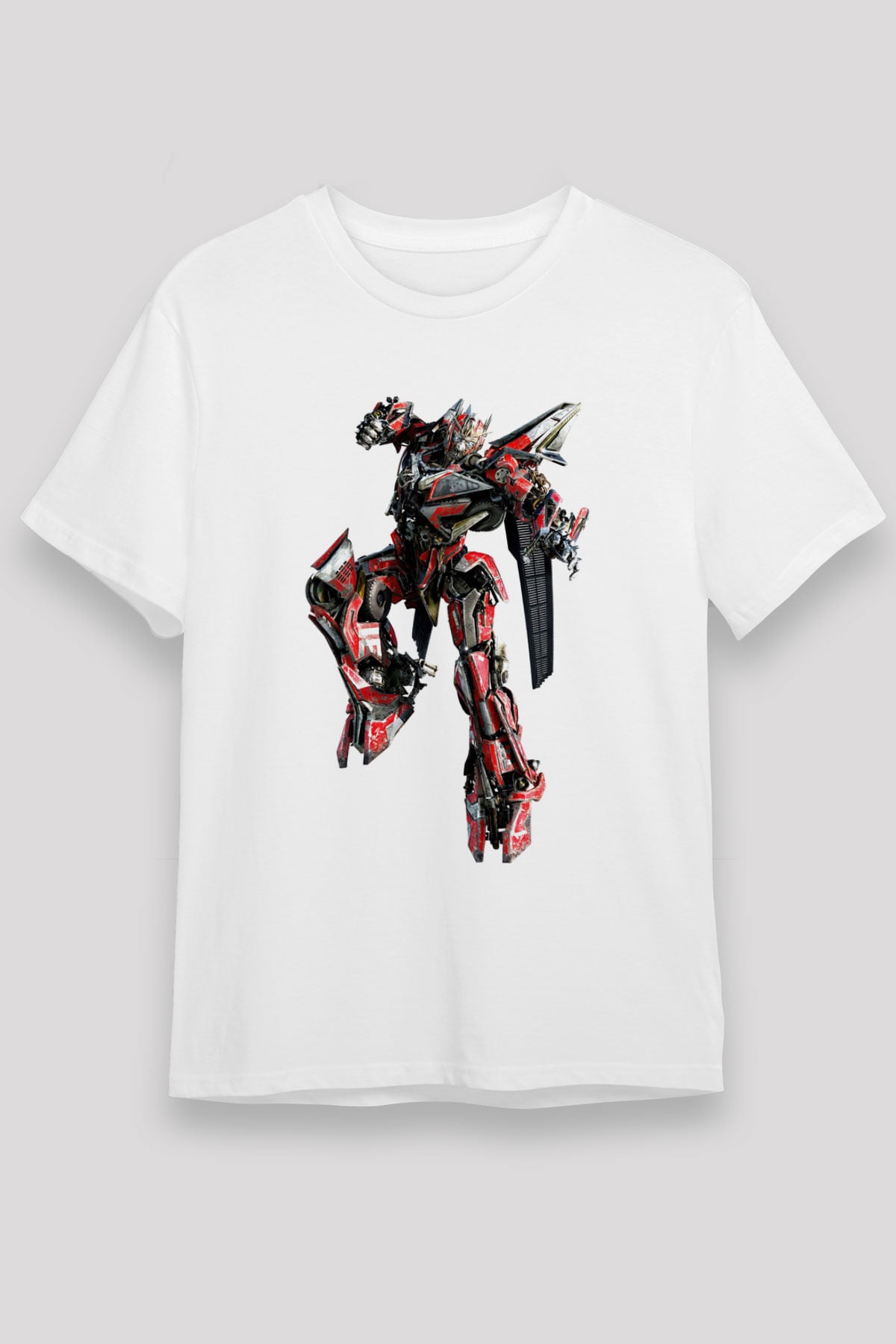 Transformers Beyaz Unisex Tişört