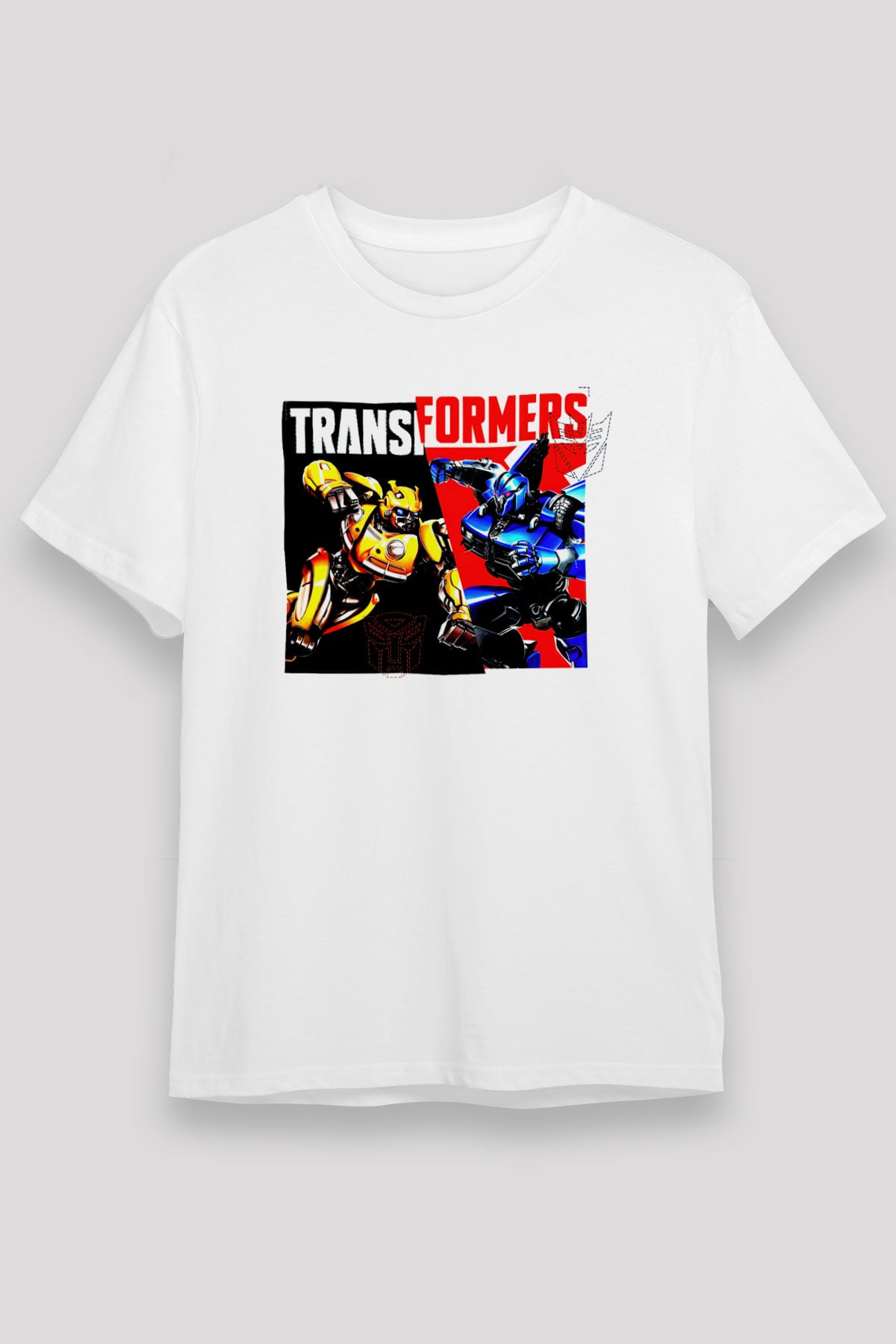 Transformers Beyaz Unisex Tişört