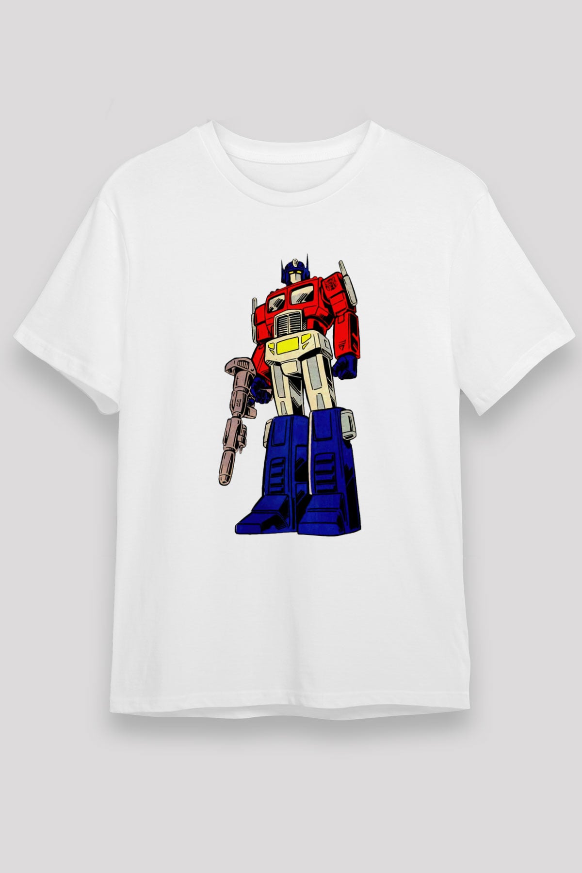 Transformers Beyaz Unisex Tişört