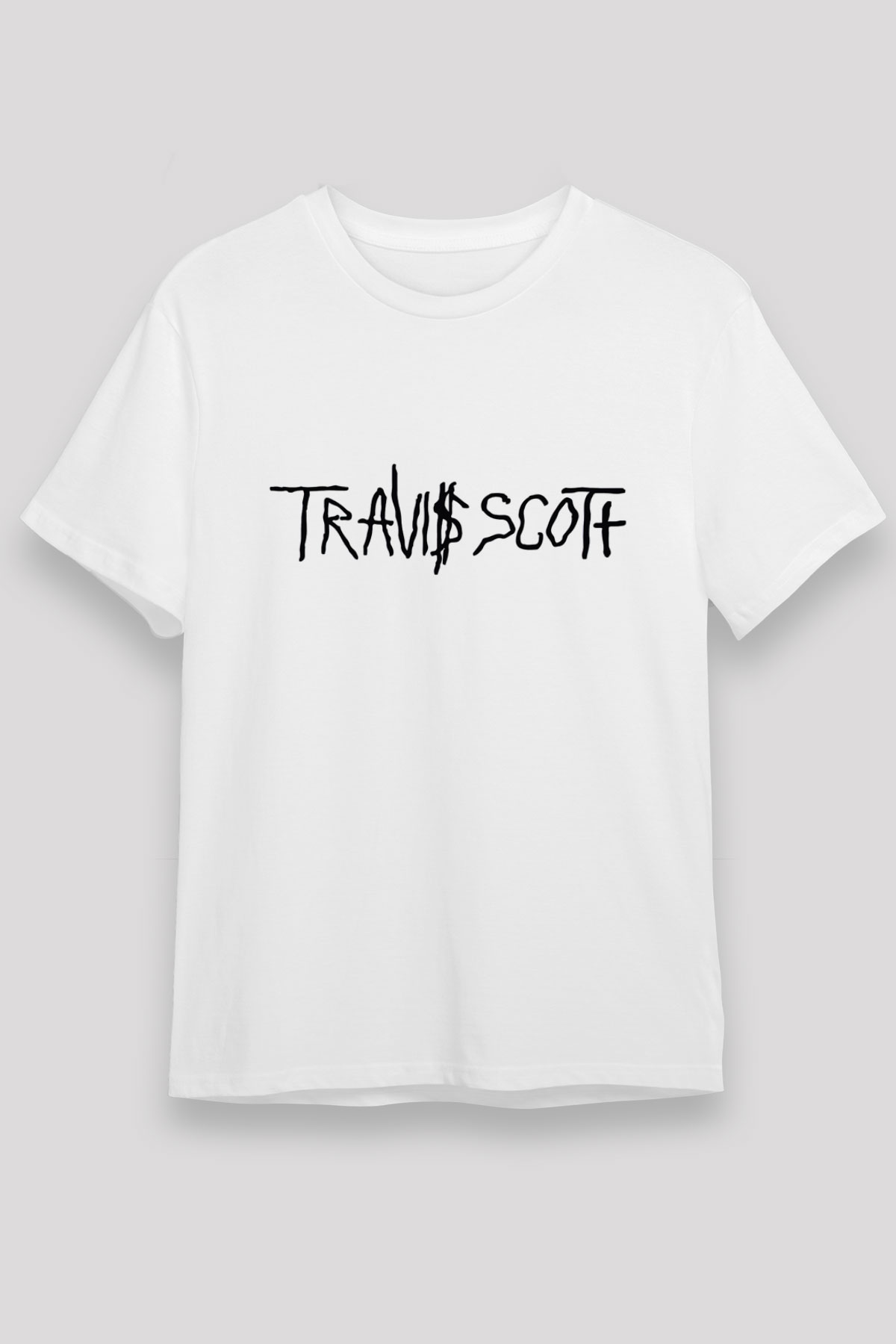 Travis Scott Beyaz Unisex Tişört T-Shirt - TişörtFabrikası