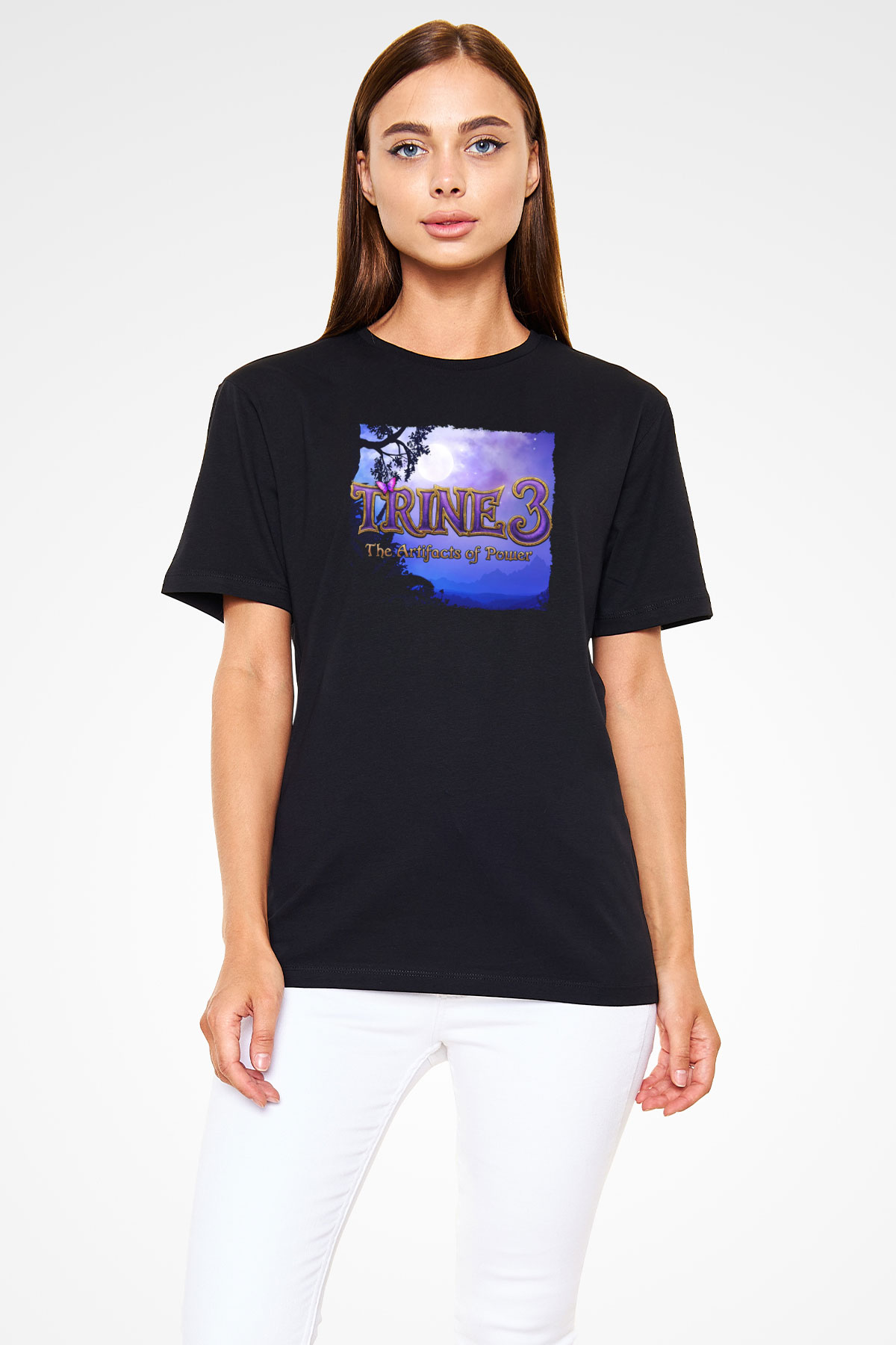 Trine Siyah Unisex Tişört T-Shirt