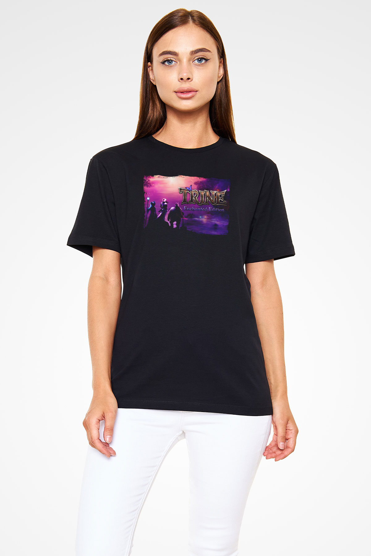 Trine Siyah Unisex Tişört T-Shirt