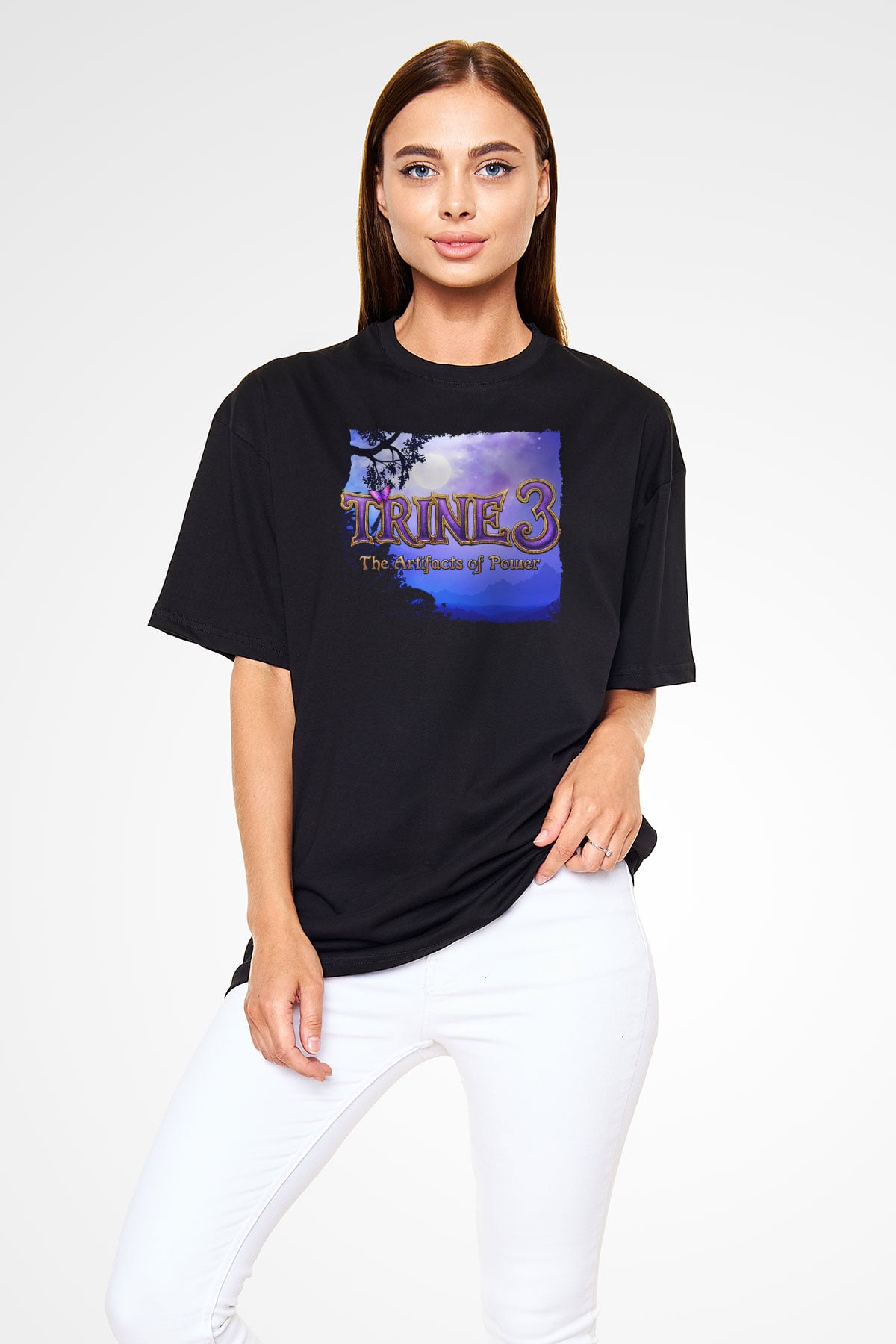 Trine Siyah Unisex Tişört T-Shirt