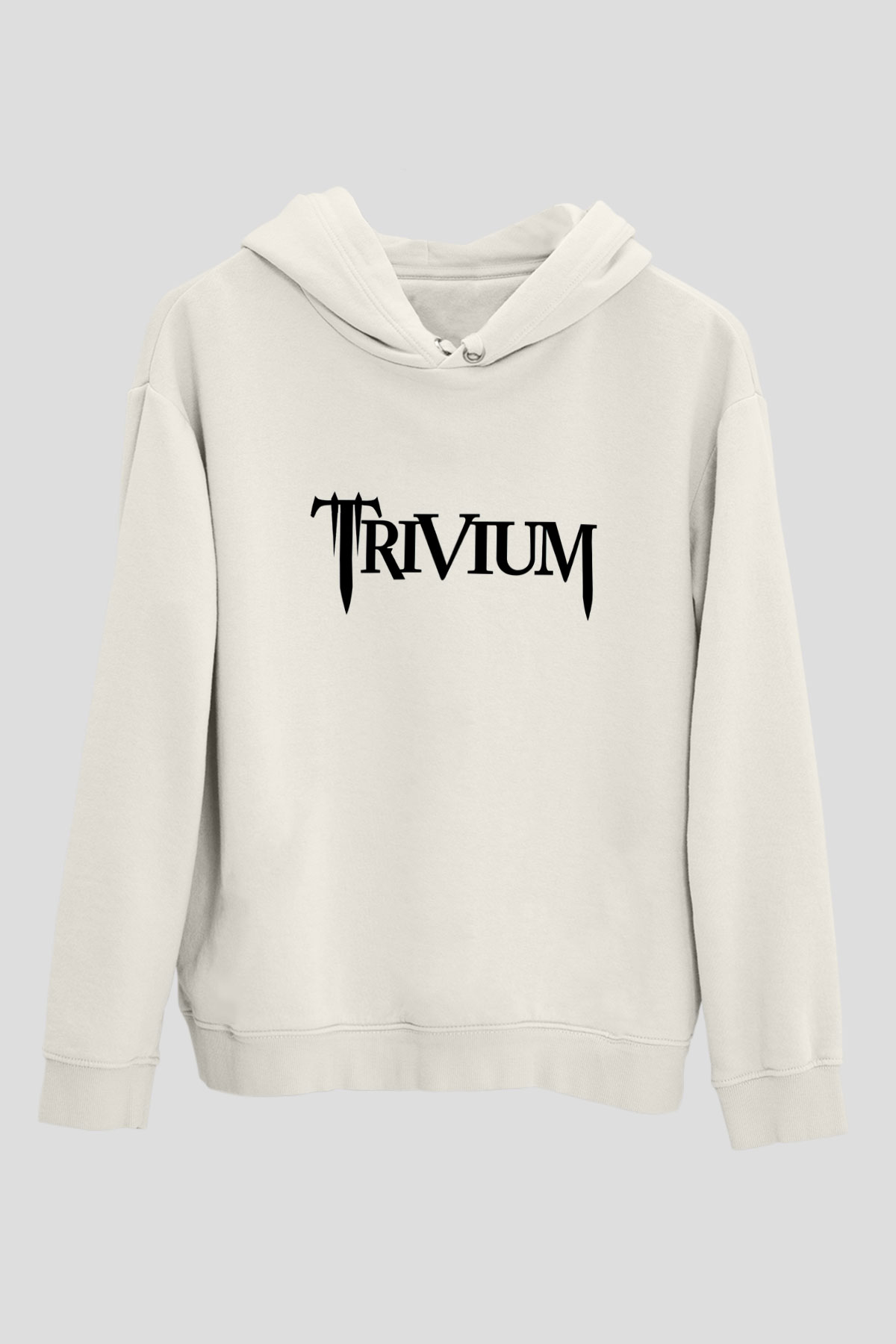 Trivium Beyaz Unisex Hoodie