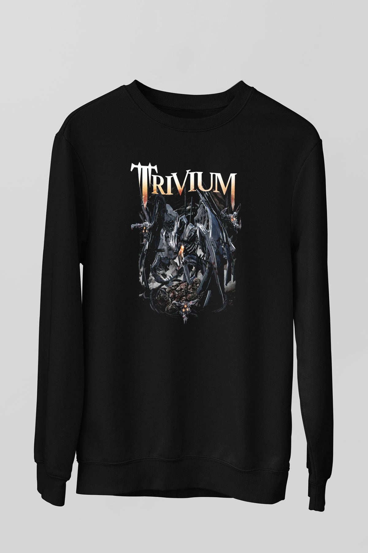 Trivium Siyah Unisex Sweatshirt
