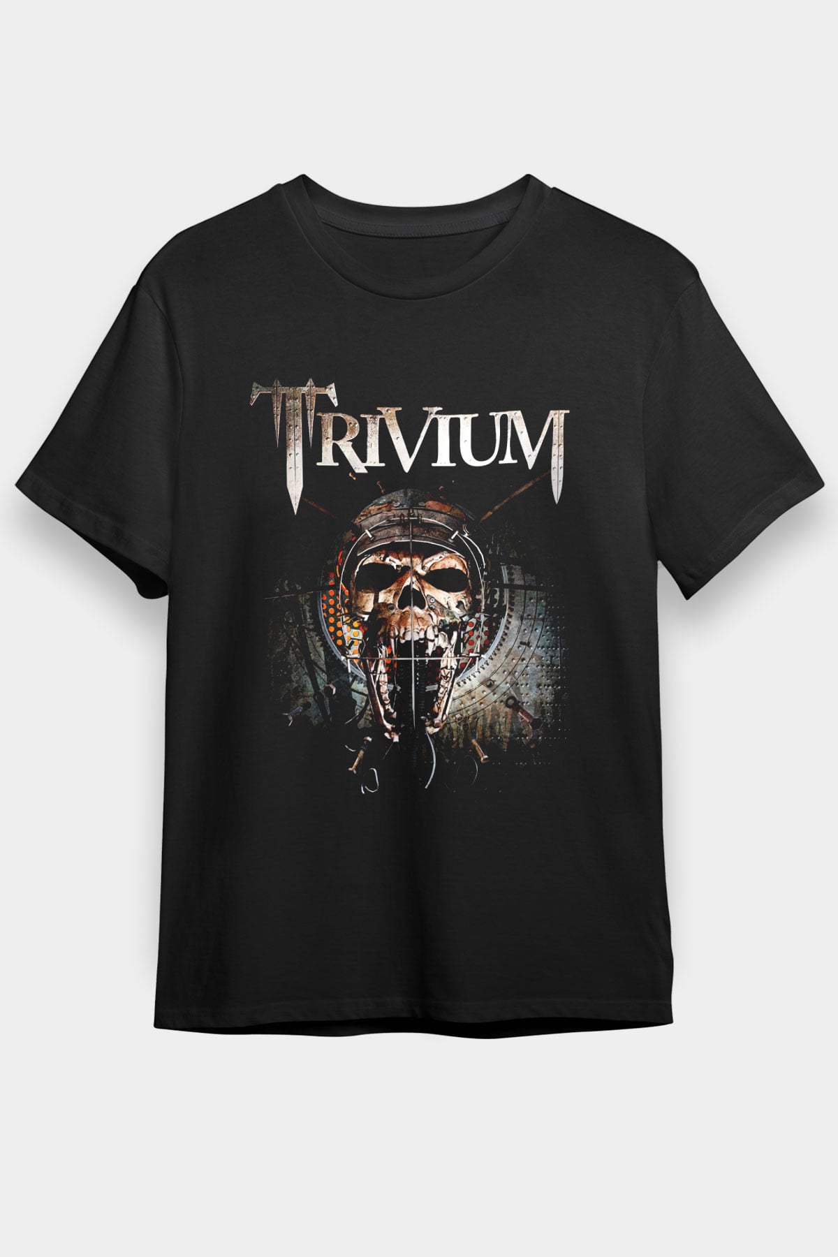 Trivium Siyah Unisex Tişört T-Shirt - TişörtFabrikası