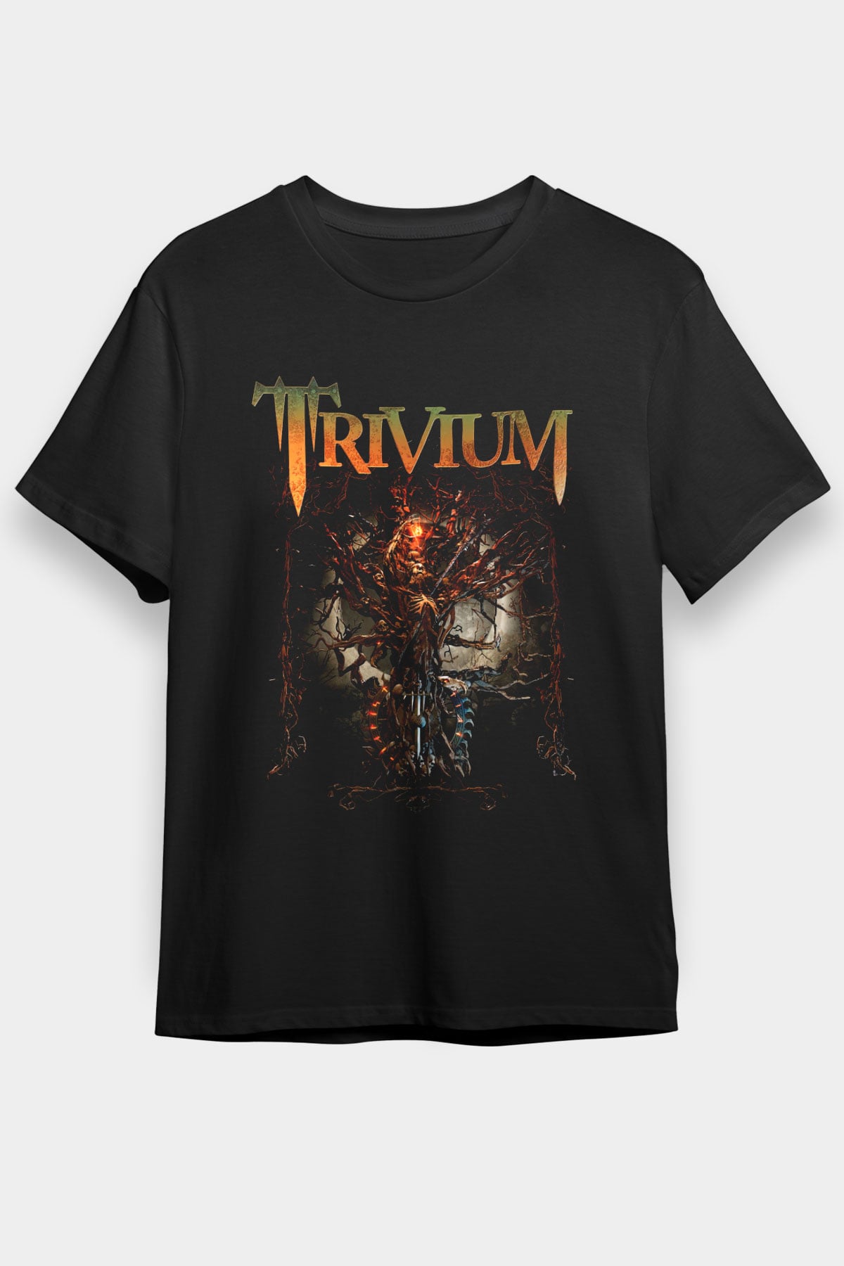 Trivium Siyah Unisex Tişört T-Shirt - TişörtFabrikası