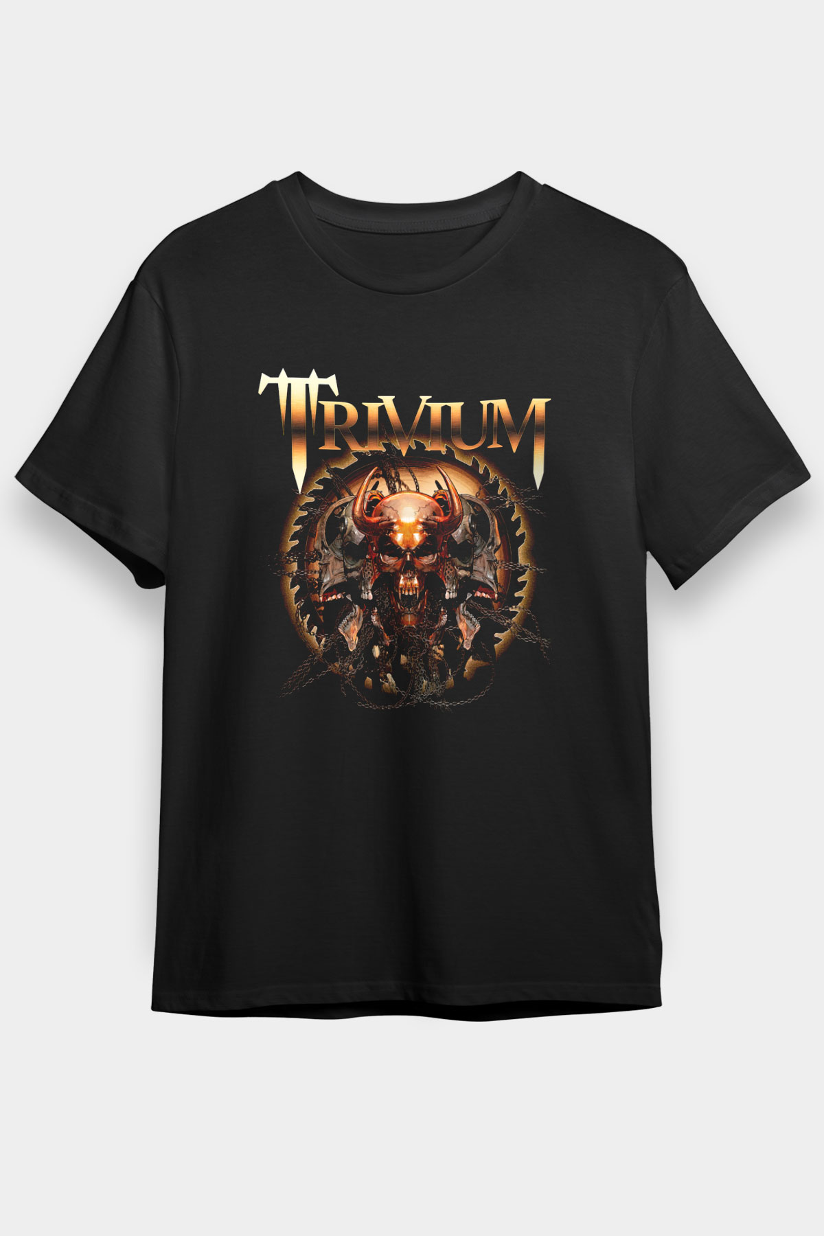 Trivium Siyah Unisex Tişört T-Shirt - TişörtFabrikası