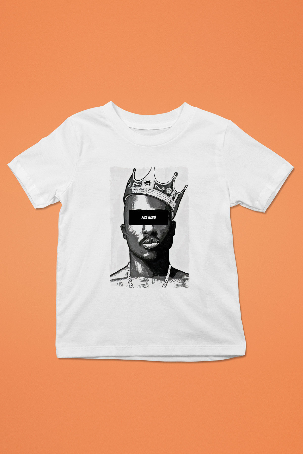 Tupac Shakur Beyaz Unisex Çocuk Tişört