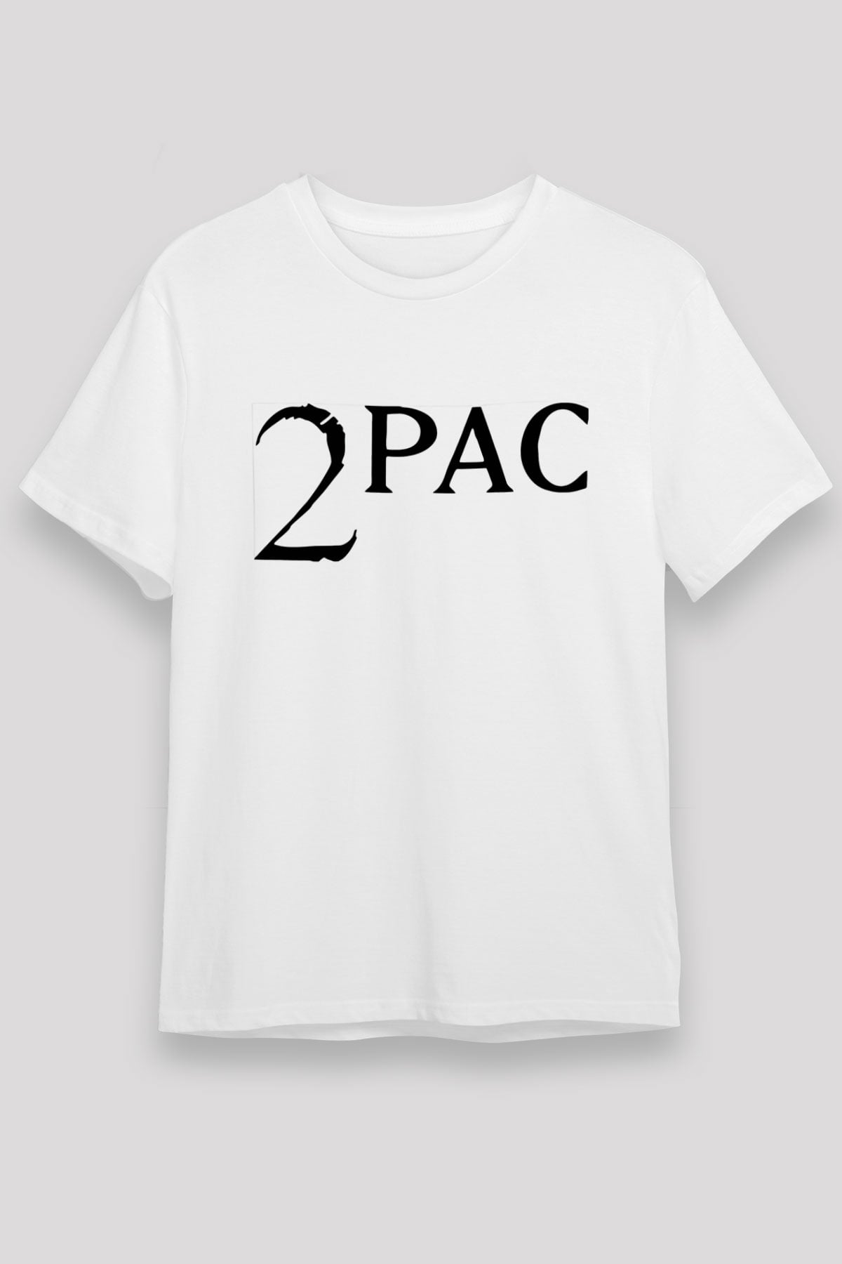 Tupac Shakur Beyaz Unisex Tişört T-Shirt - TişörtFabrikası