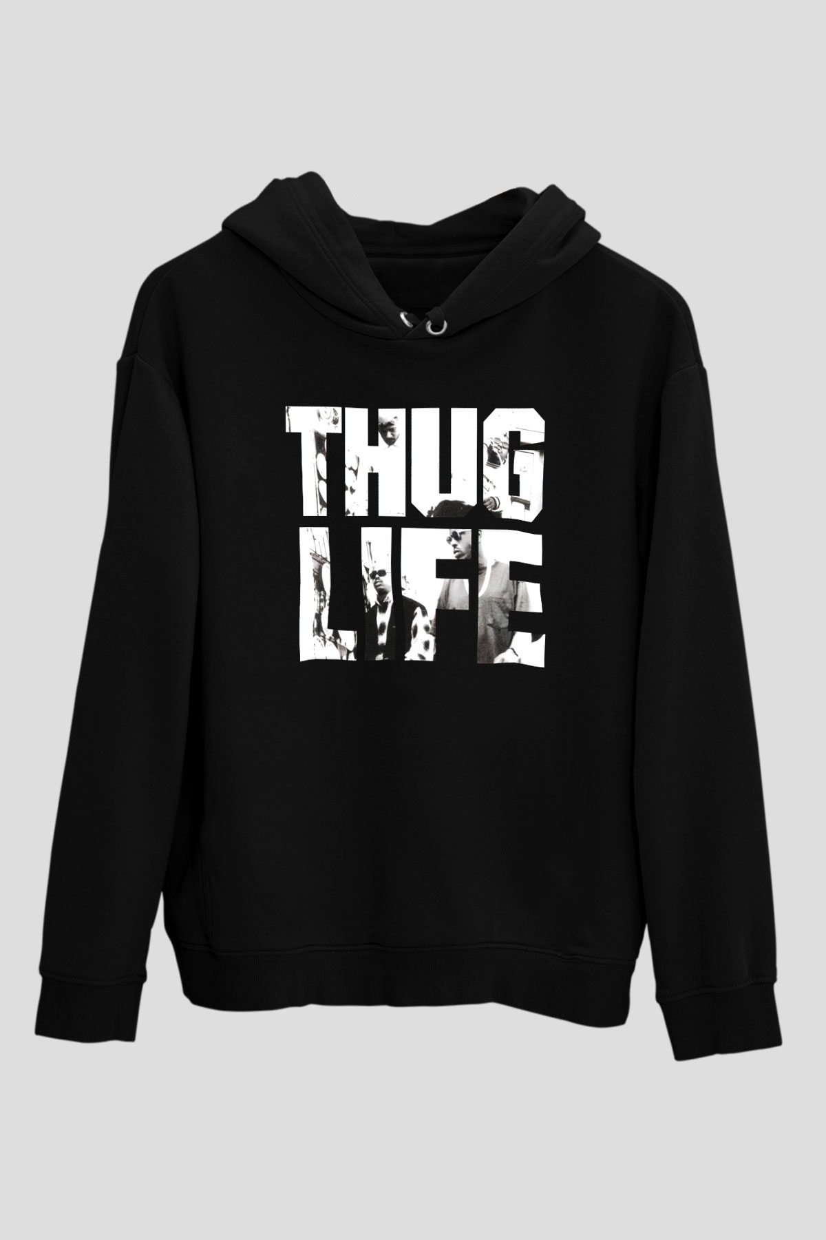 Tupac Shakur Siyah Unisex Hoodie