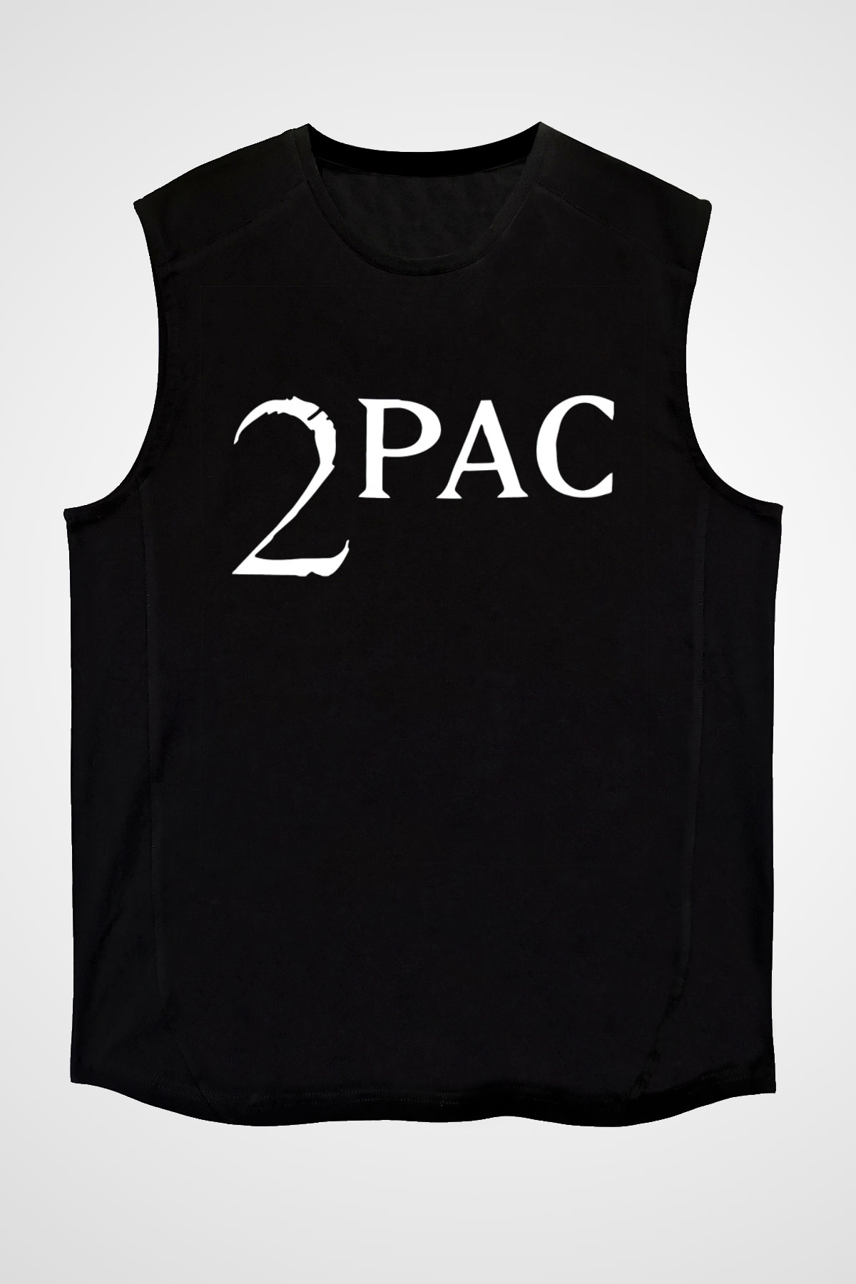Tupac Shakur Siyah Unisex Kolsuz Tişört