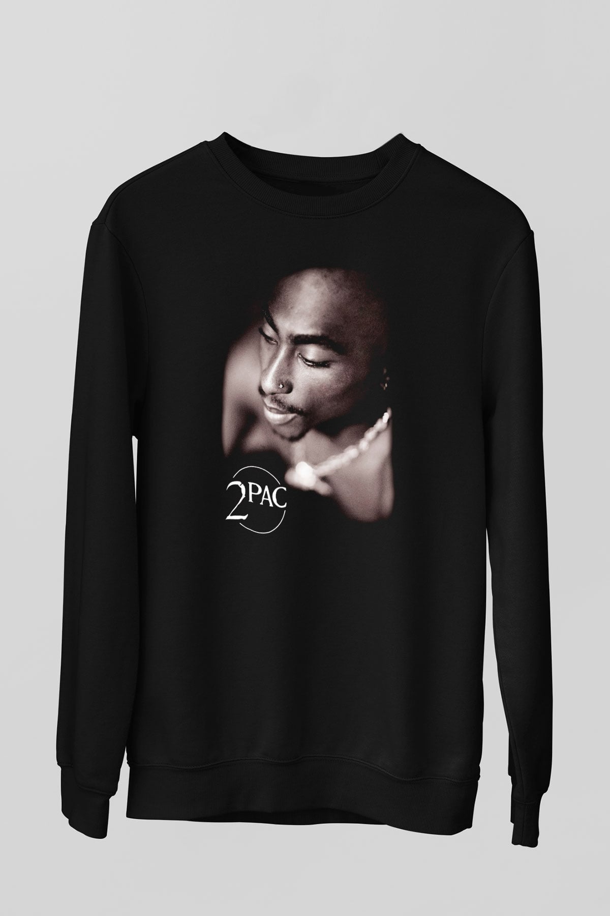 Tupac Shakur Siyah Unisex Sweatshirt