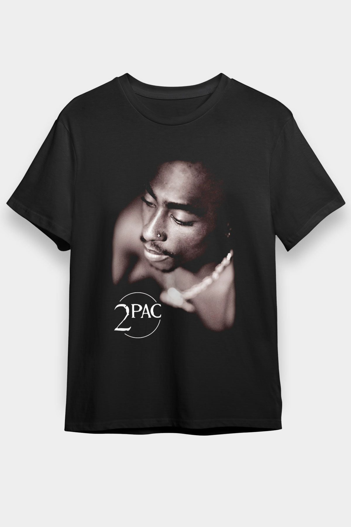 Tupac Shakur Siyah Unisex Tişört T-Shirt - TişörtFabrikası