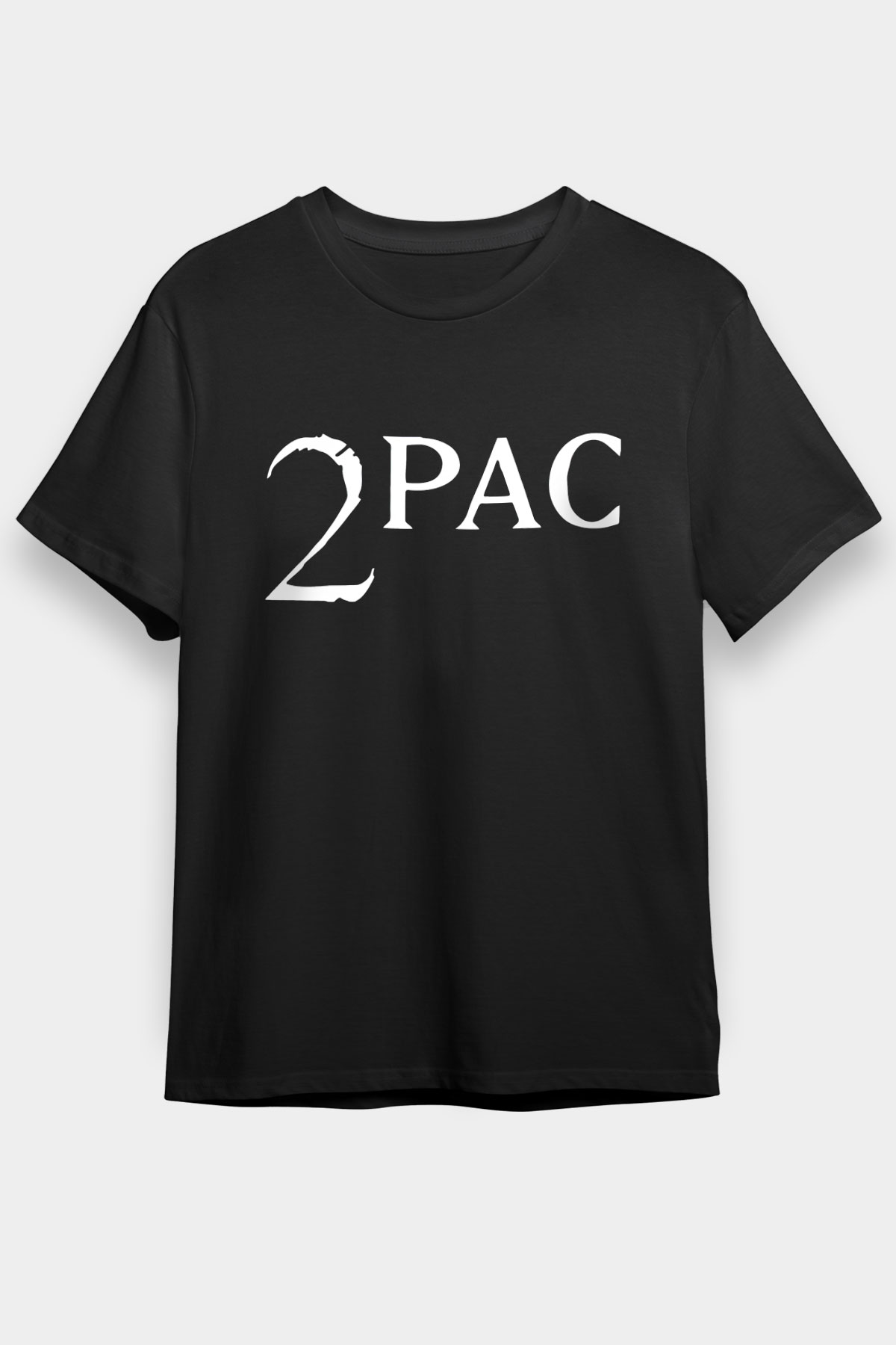 Tupac Shakur Siyah Unisex Tişört T-Shirt - TişörtFabrikası