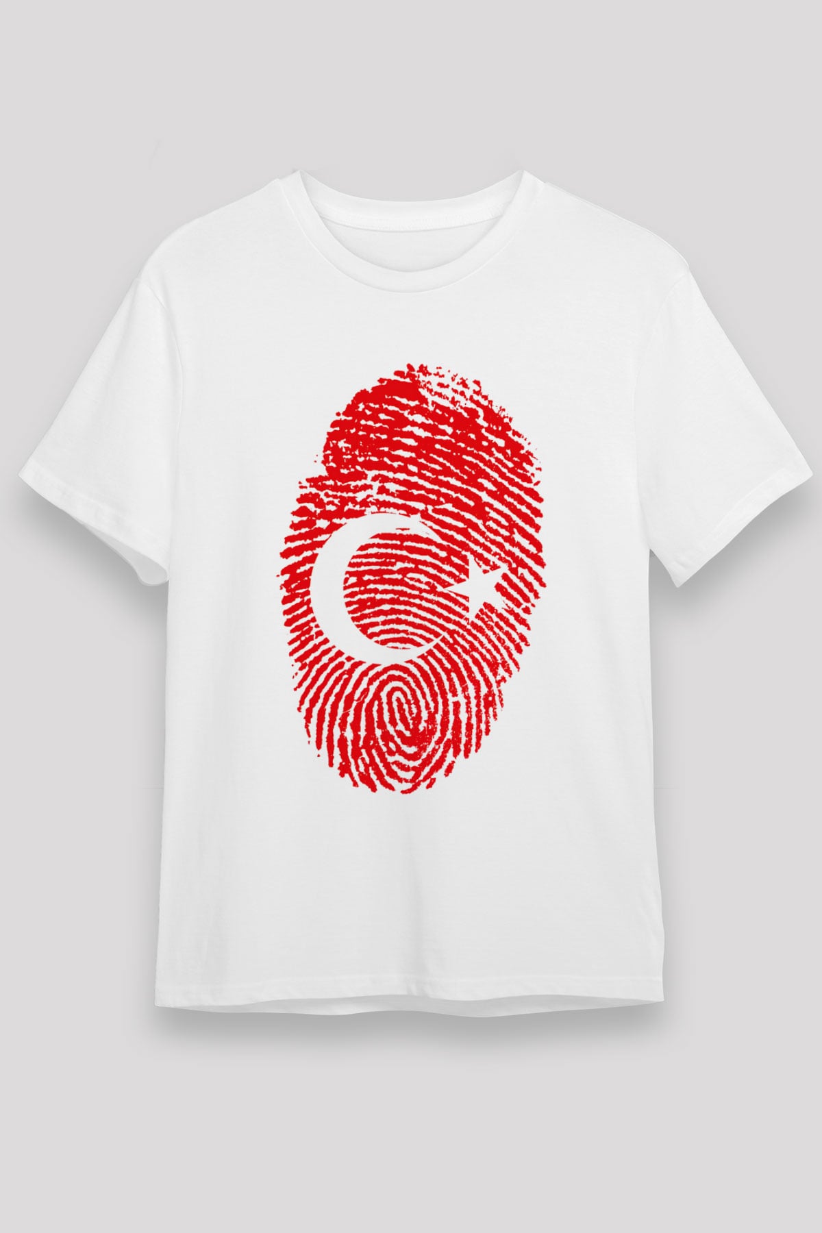 Türkiye Beyaz Unisex Tişört T-Shirt - TişörtFabrikası