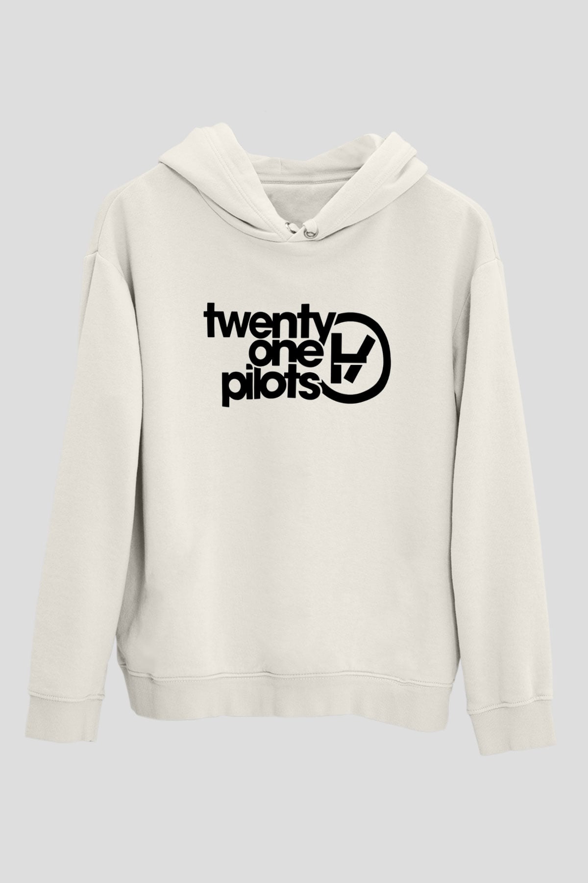 Twenty One Pilots Beyaz Unisex Hoodie