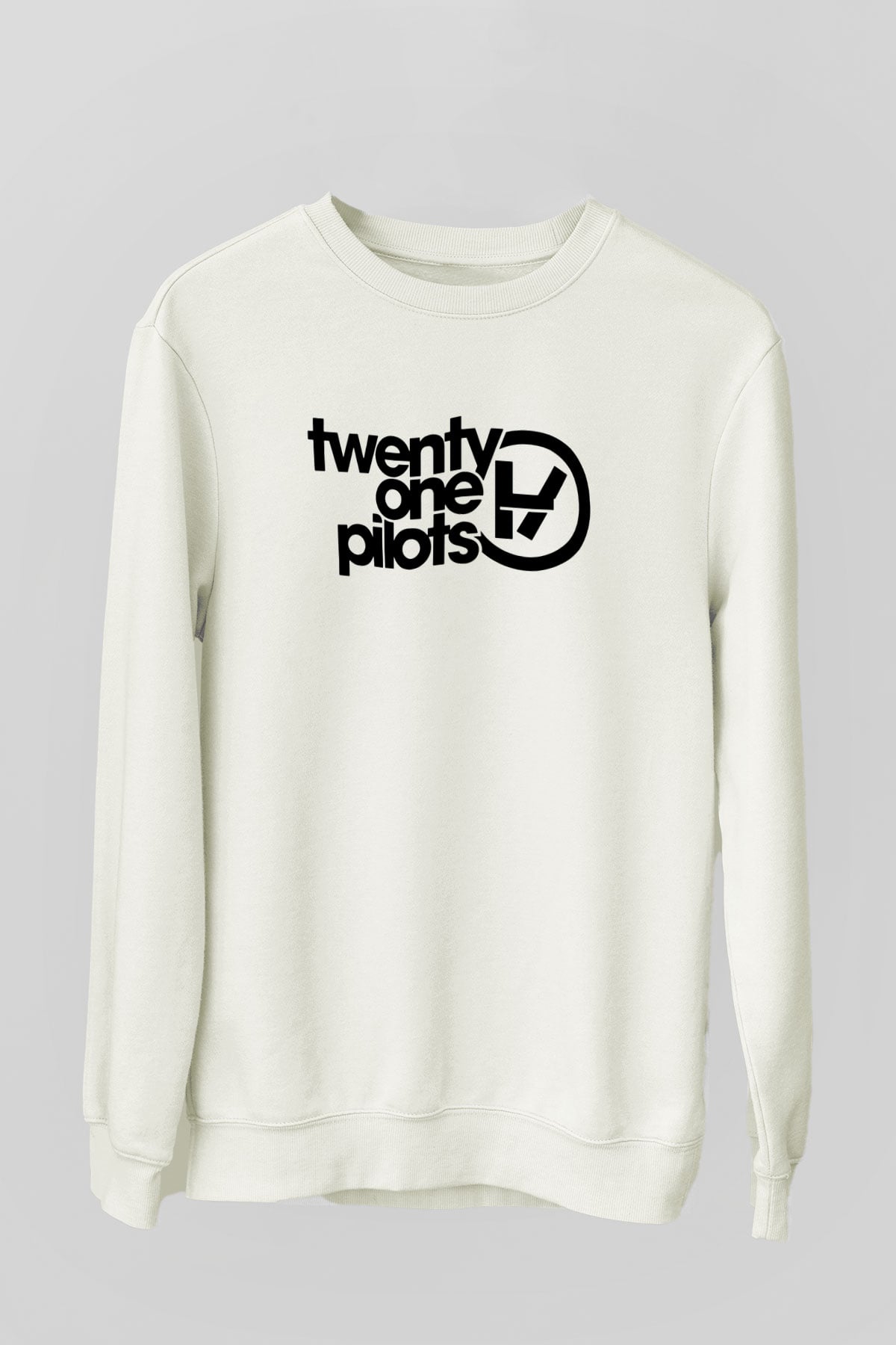 Twenty One Pilots Beyaz Unisex Sweatshirt