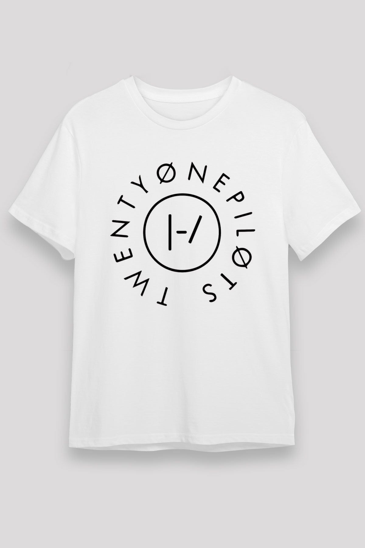 Twenty One Pilots Beyaz Unisex Tişört T-Shirt - TişörtFabrikası
