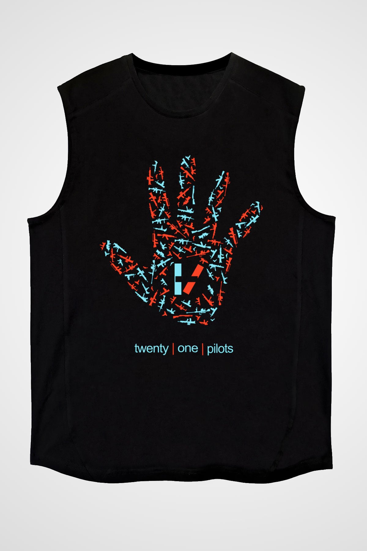 Twenty One Pilots Siyah Unisex Kolsuz Tişört