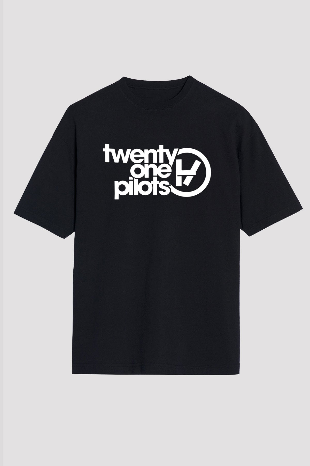 Twenty One Pilots Siyah Unisex Oversize Tişört T-Shirt